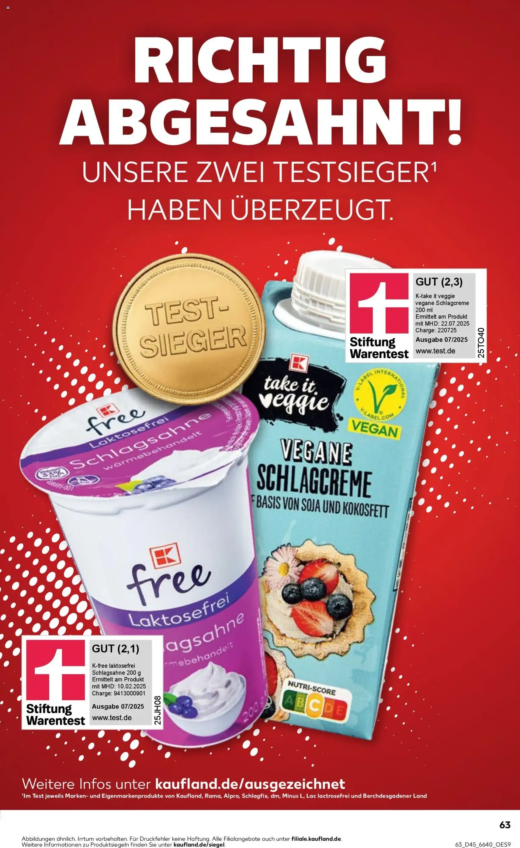 Kaufland Prospekt - Gültiger Prospekt ab 06.11.2025, Seite 63 von insgesamt 64