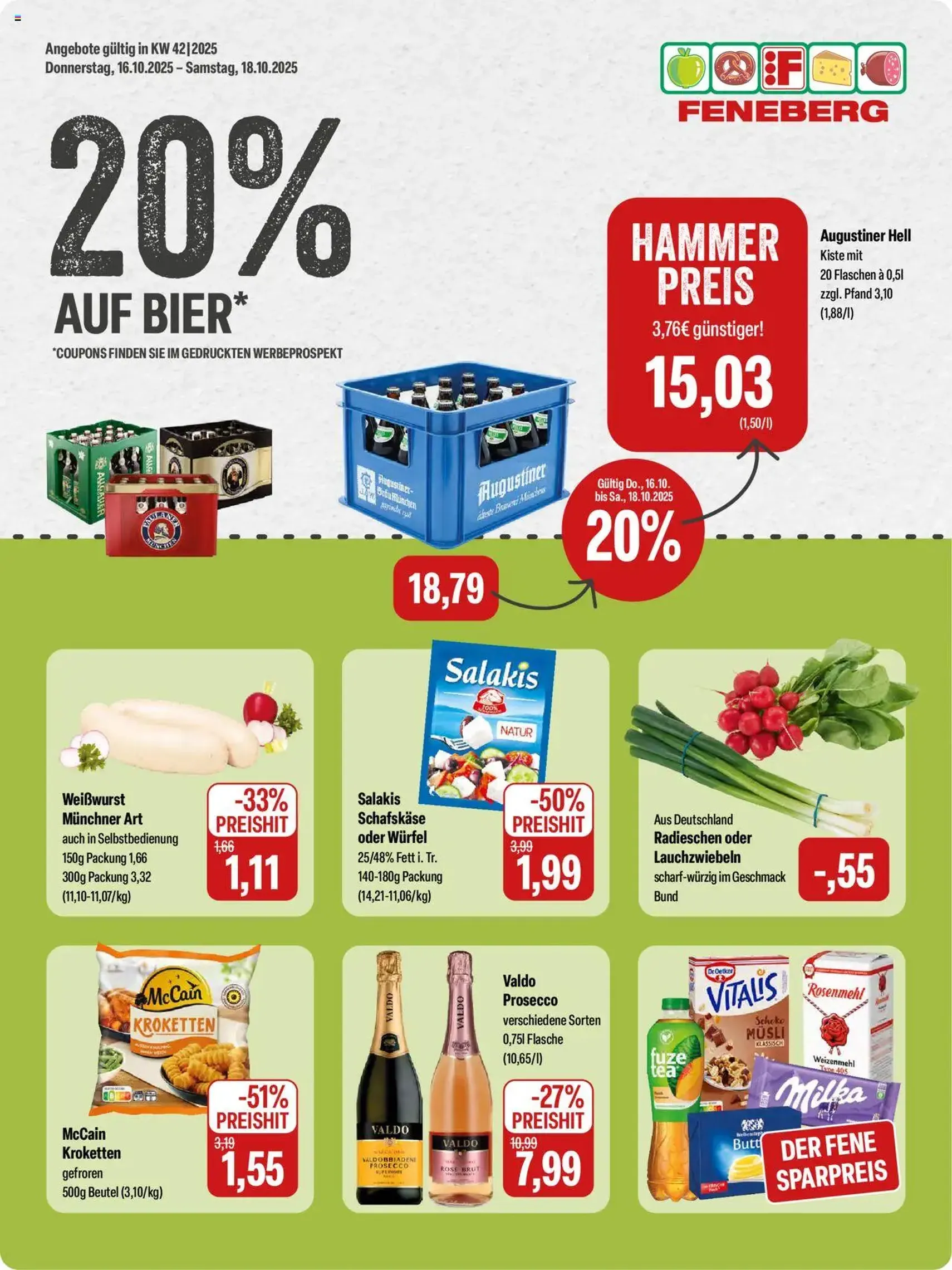 Feneberg Angebote - Gültiger Prospekt ab 16.10.2025, Seite 1 von insgesamt 16