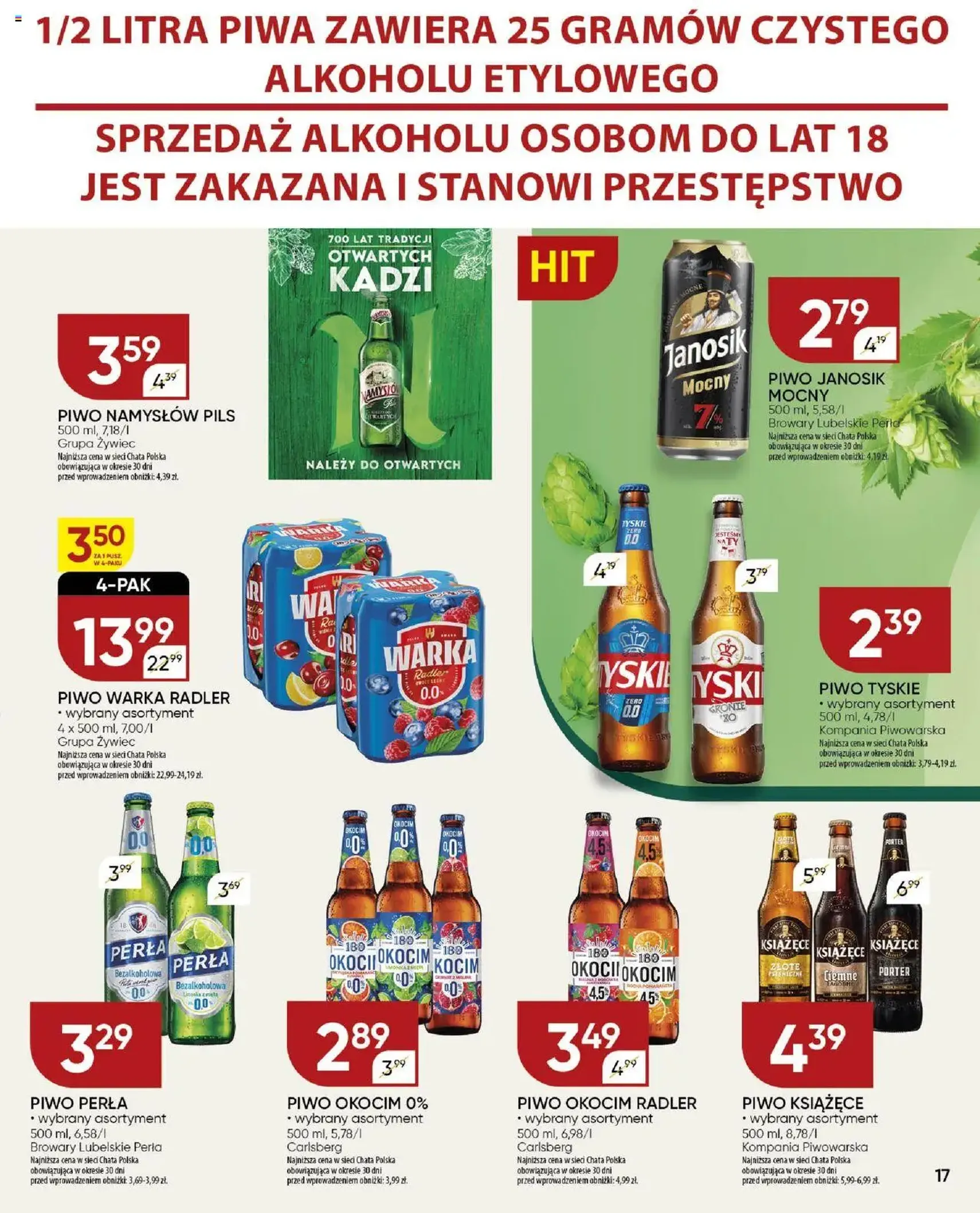 Chata Polska Gazetka - ważny gazetka od 13.08.2025 strona 17 z 20