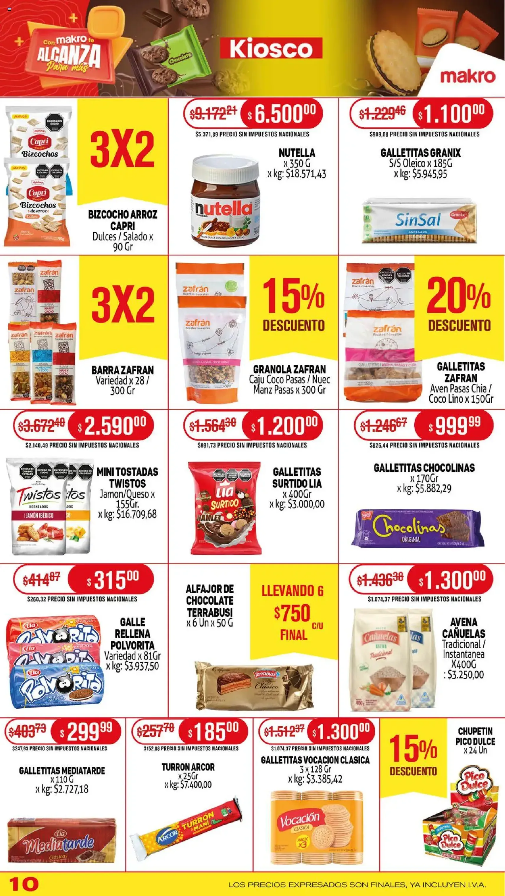 Makro ofertas - folleto válido desde 24/07/2025 página 10 de 20