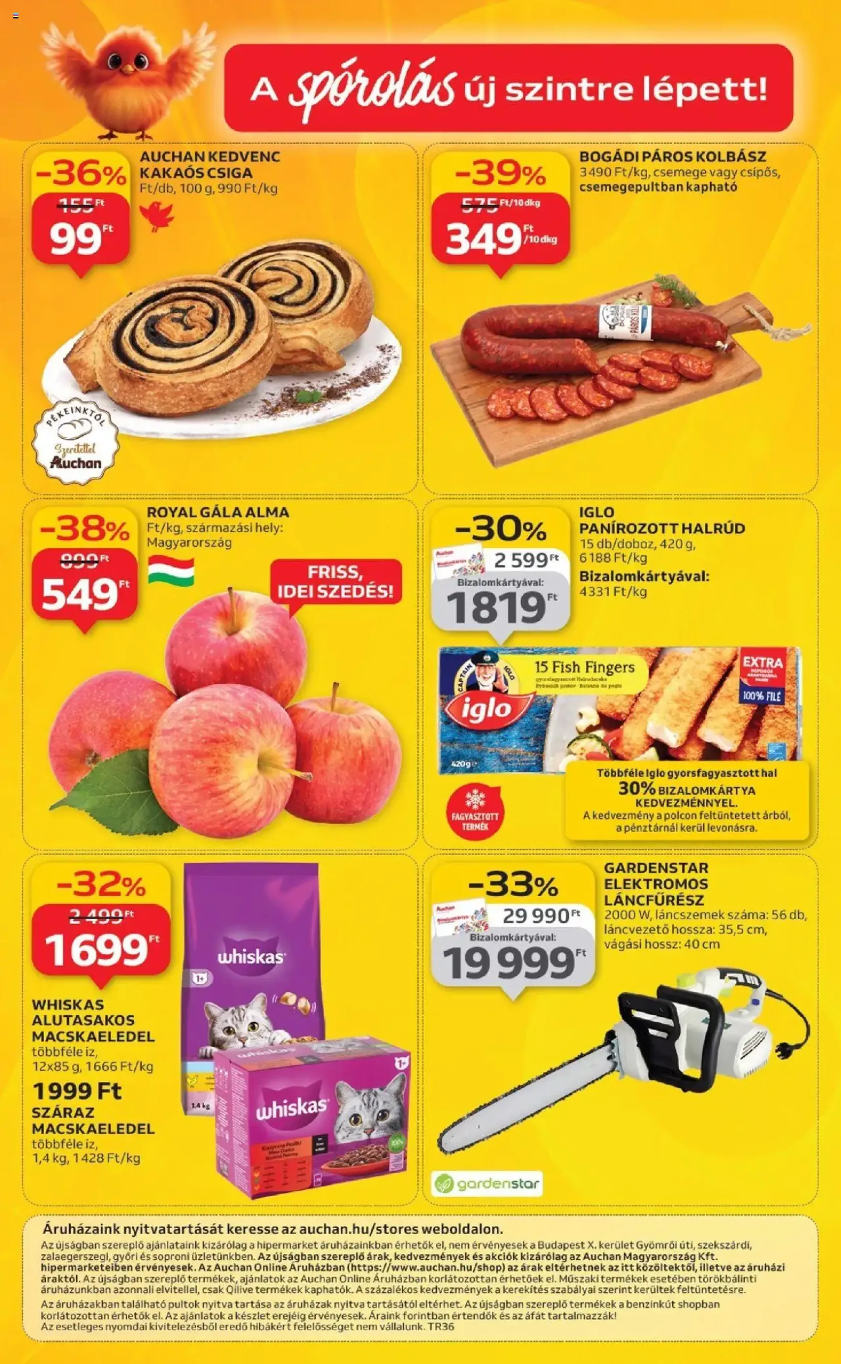 Auchan Akciós újság - 2025.09.04. érvényes szórólap 52 oldal 52 oldalból Auchan Akciós újság - 2025.09.04. érvényes szórólap 52 oldal 52 oldalból