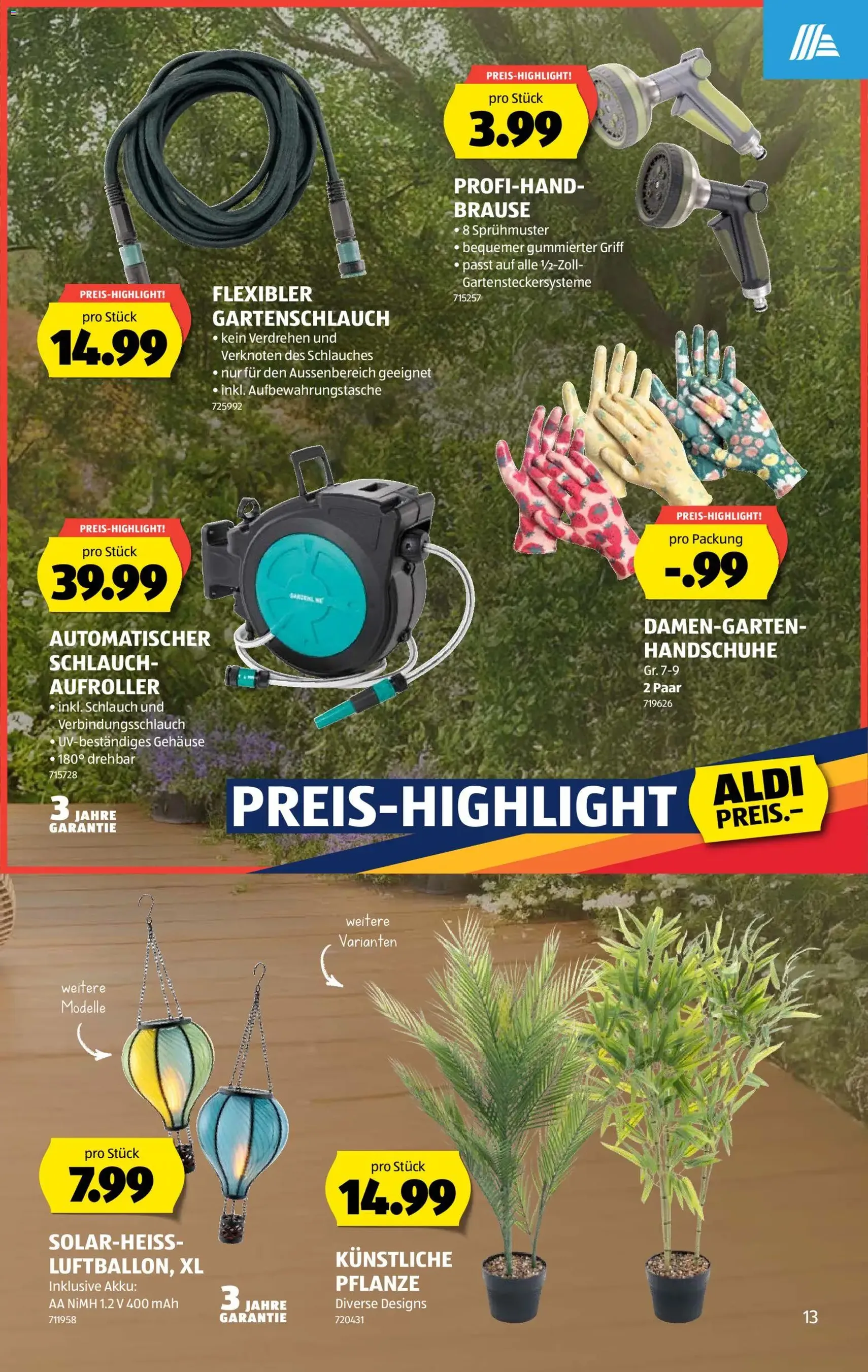Aldi aktionen - Gültiger Prospekt ab 16.07.2026, Seite 13 von insgesamt 36