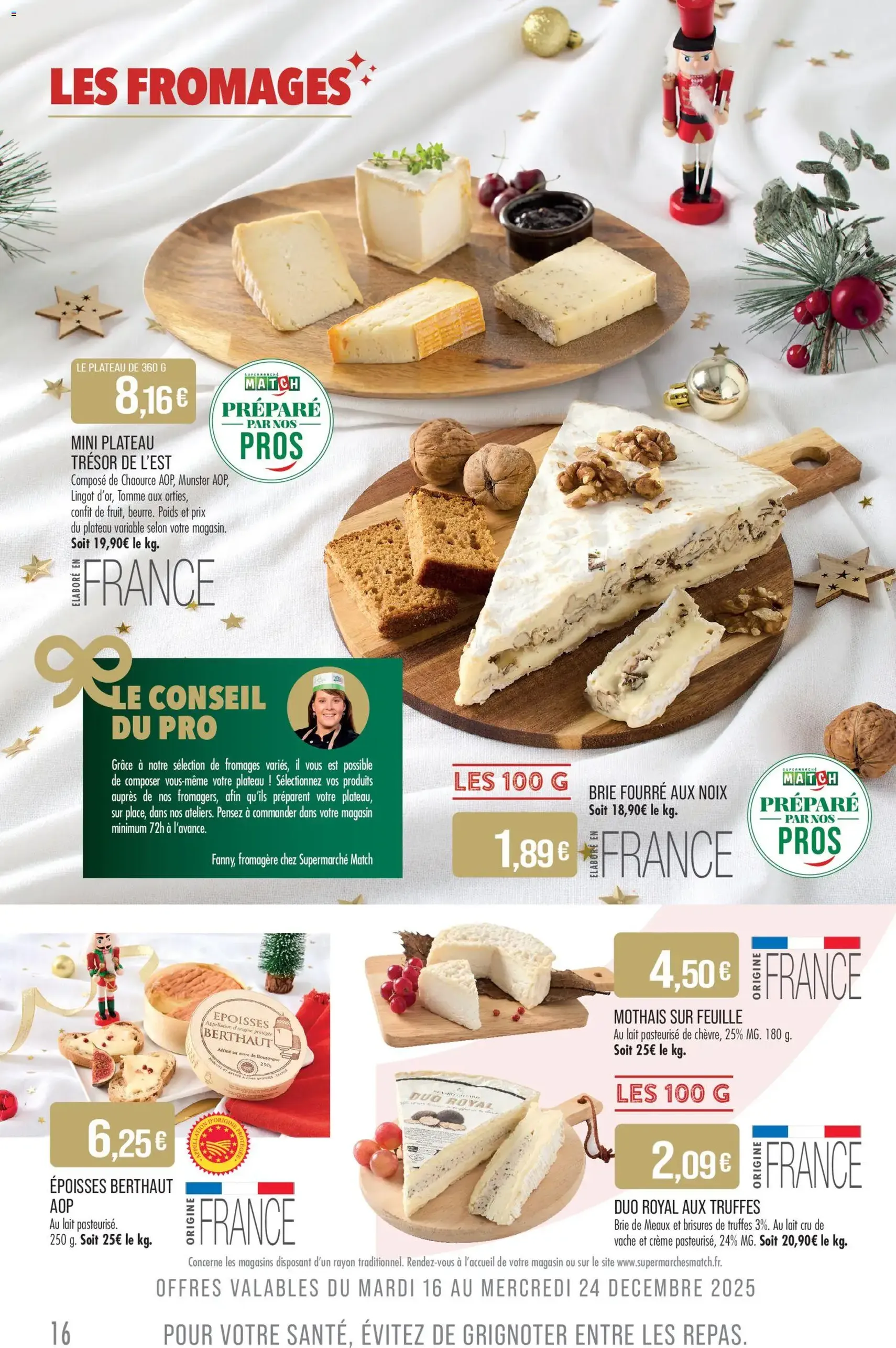Match Supermarché catalogue - brochure valable à partir du 16/12/2025, page 16 sur 48