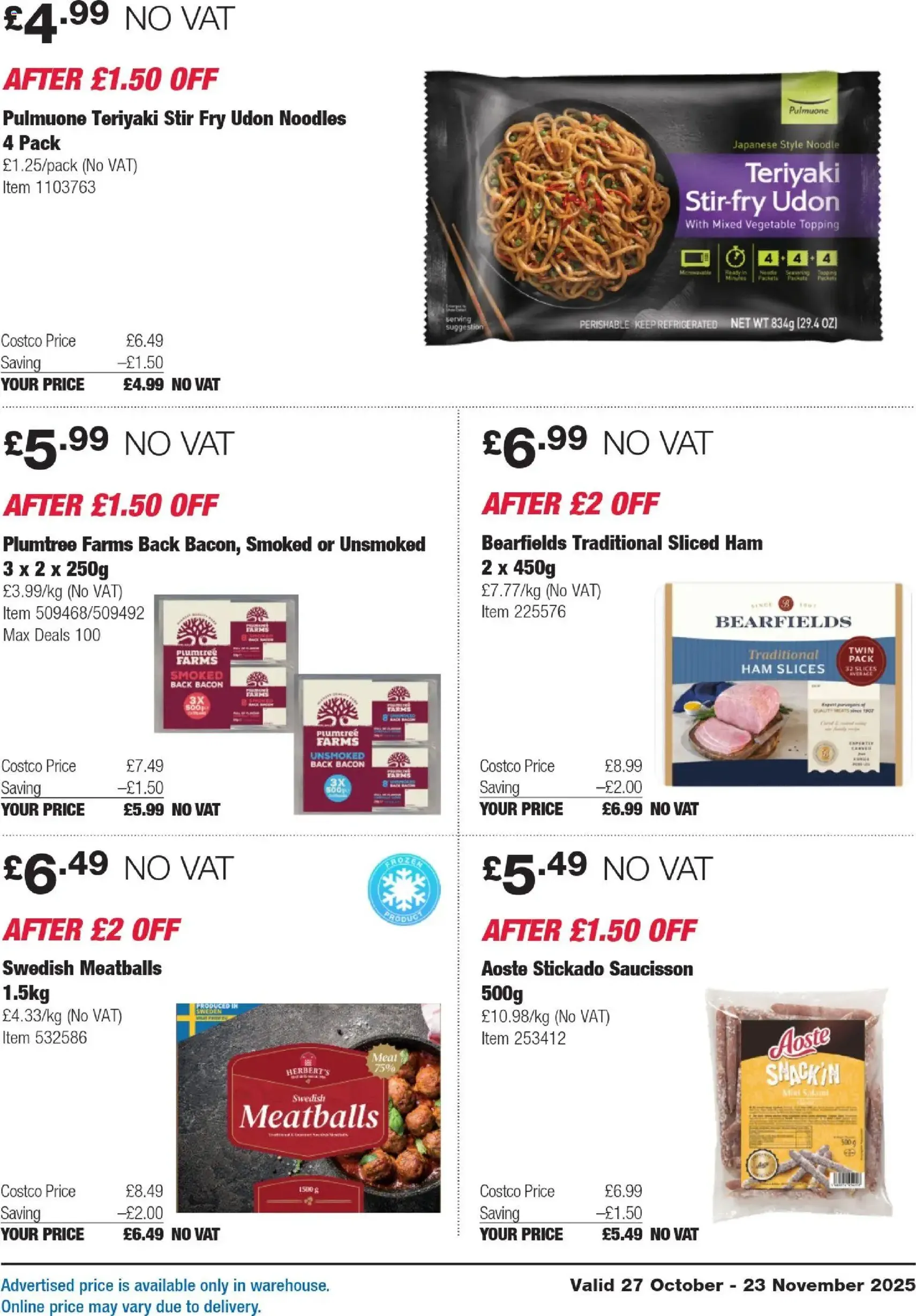 Costco - ENGLAND ONLY - valid flyer from 27/10/2025, page 9 of 35