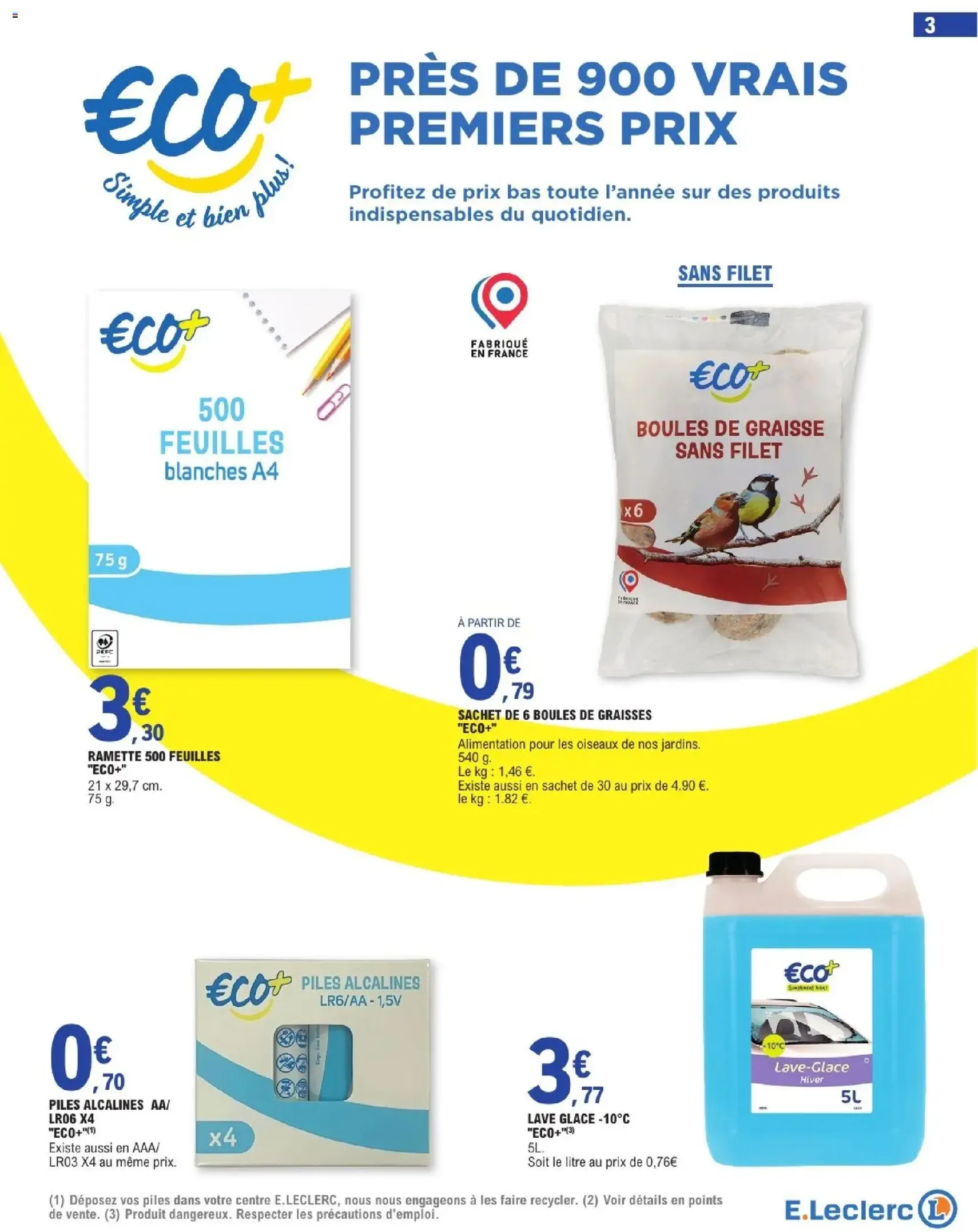 E.Leclerc catalogue semaine 46 - brochure valable à partir du 11/11/2025, page 3 sur 40