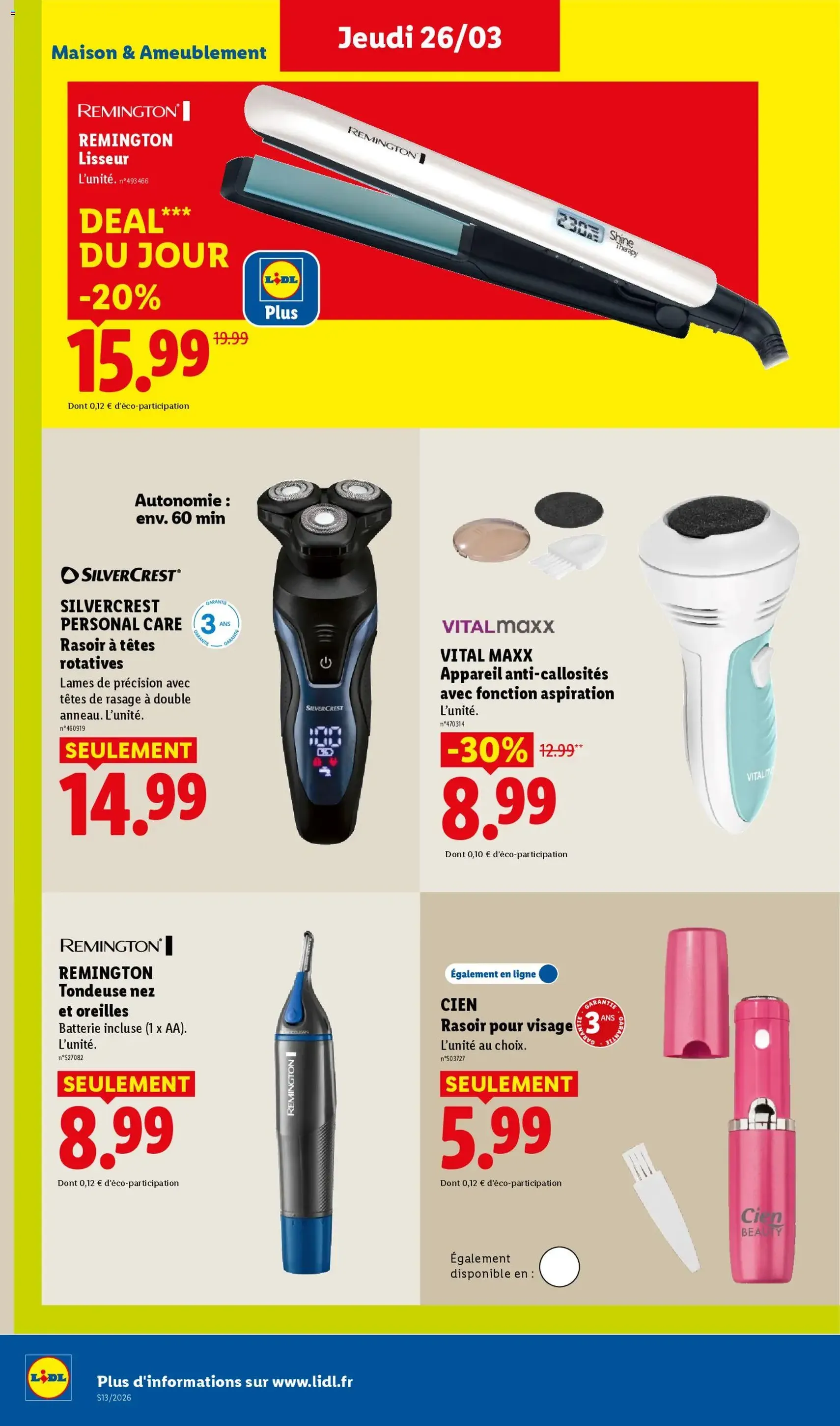 LIDL catalogue semaine 13 - brochure valable à partir du 26/03/2026, page 42 sur 76