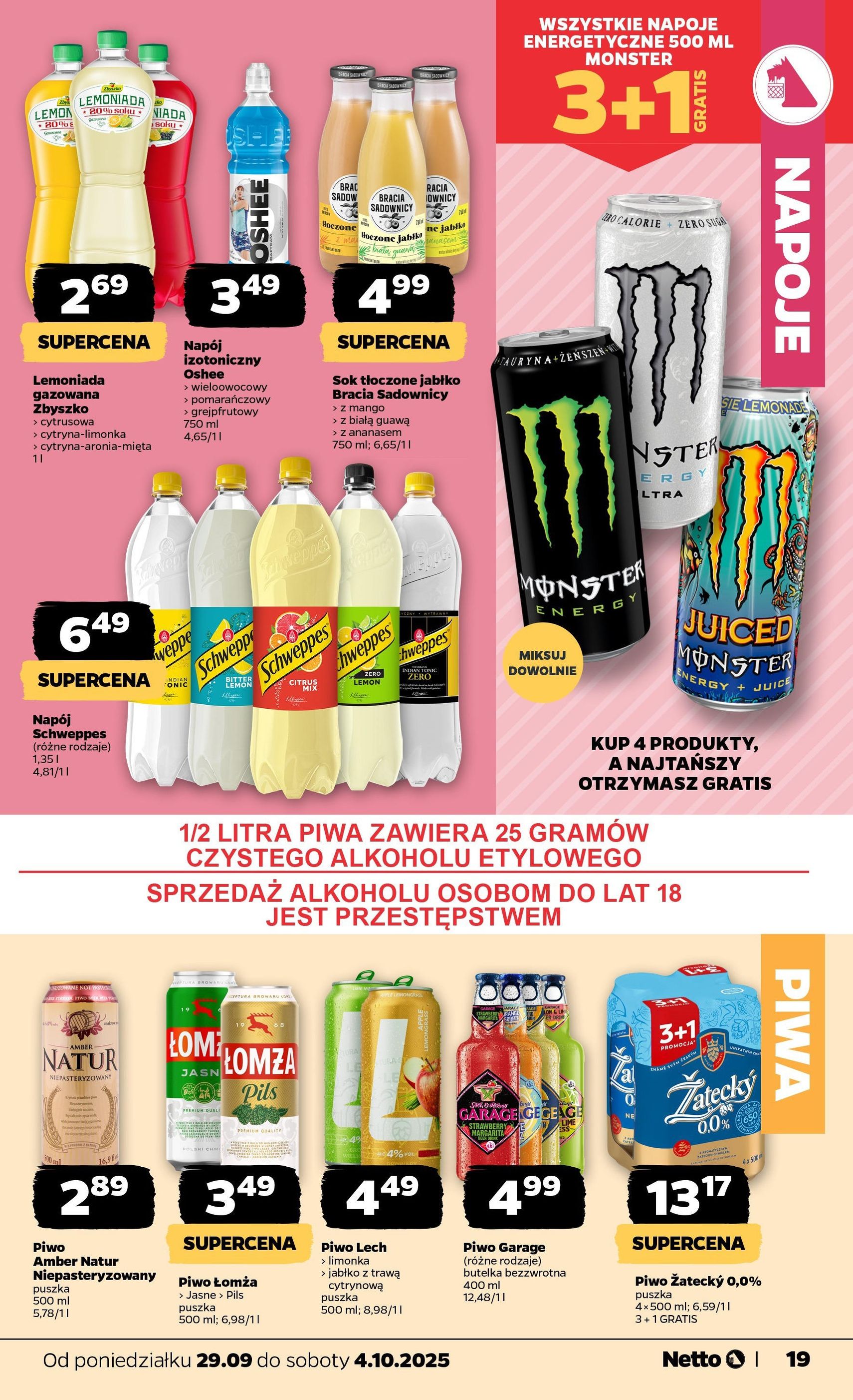 Netto gazetka - Spożywcza - ważny gazetka od 29.09.2025 strona 19 z 31 Netto gazetka - Spożywcza - ważny gazetka od 29.09.2025 strona 19 z 31
