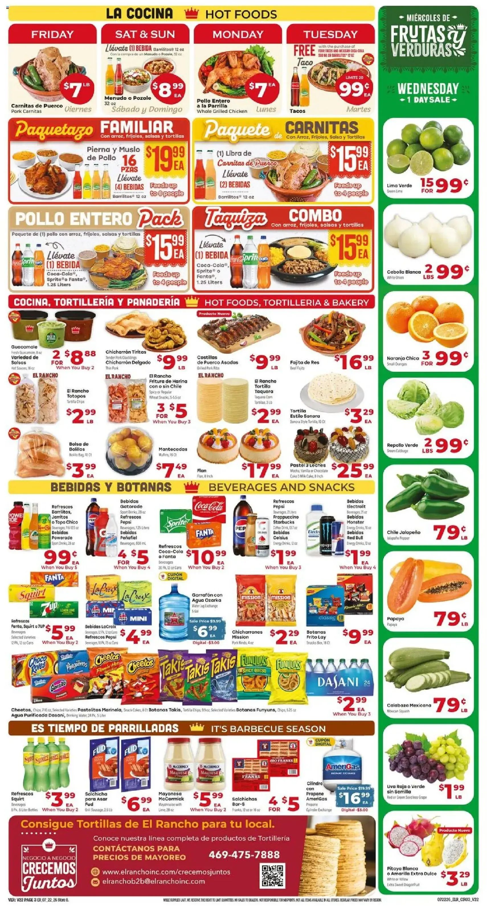 El Rancho Weekly Ad - valid flyer from 07/22/2026, page 3 of 4