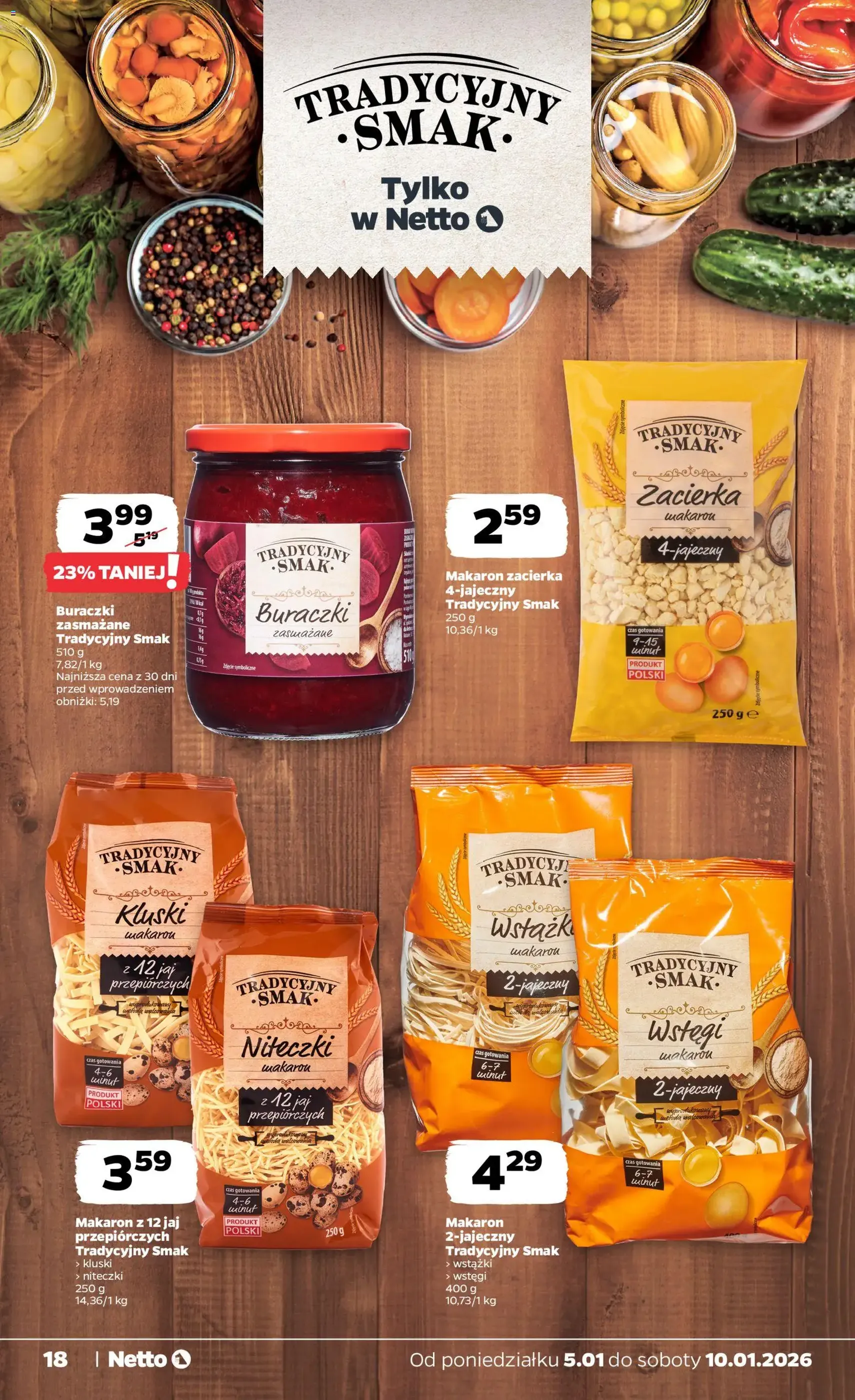 Netto gazetka - Spożywcza - ważny gazetka od 05.01.2026 strona 18 z 33