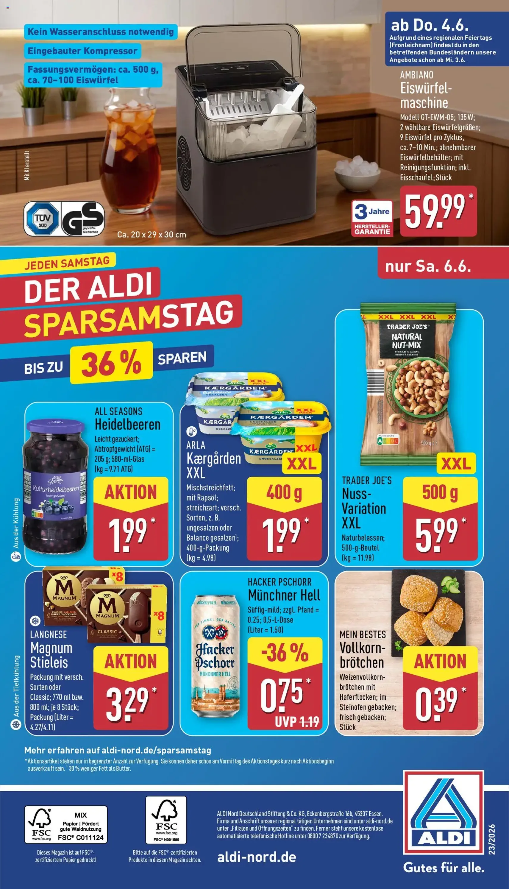 Aldi Prospekt - Gültiger Prospekt ab 01.06.2026, Seite 32 von insgesamt 37