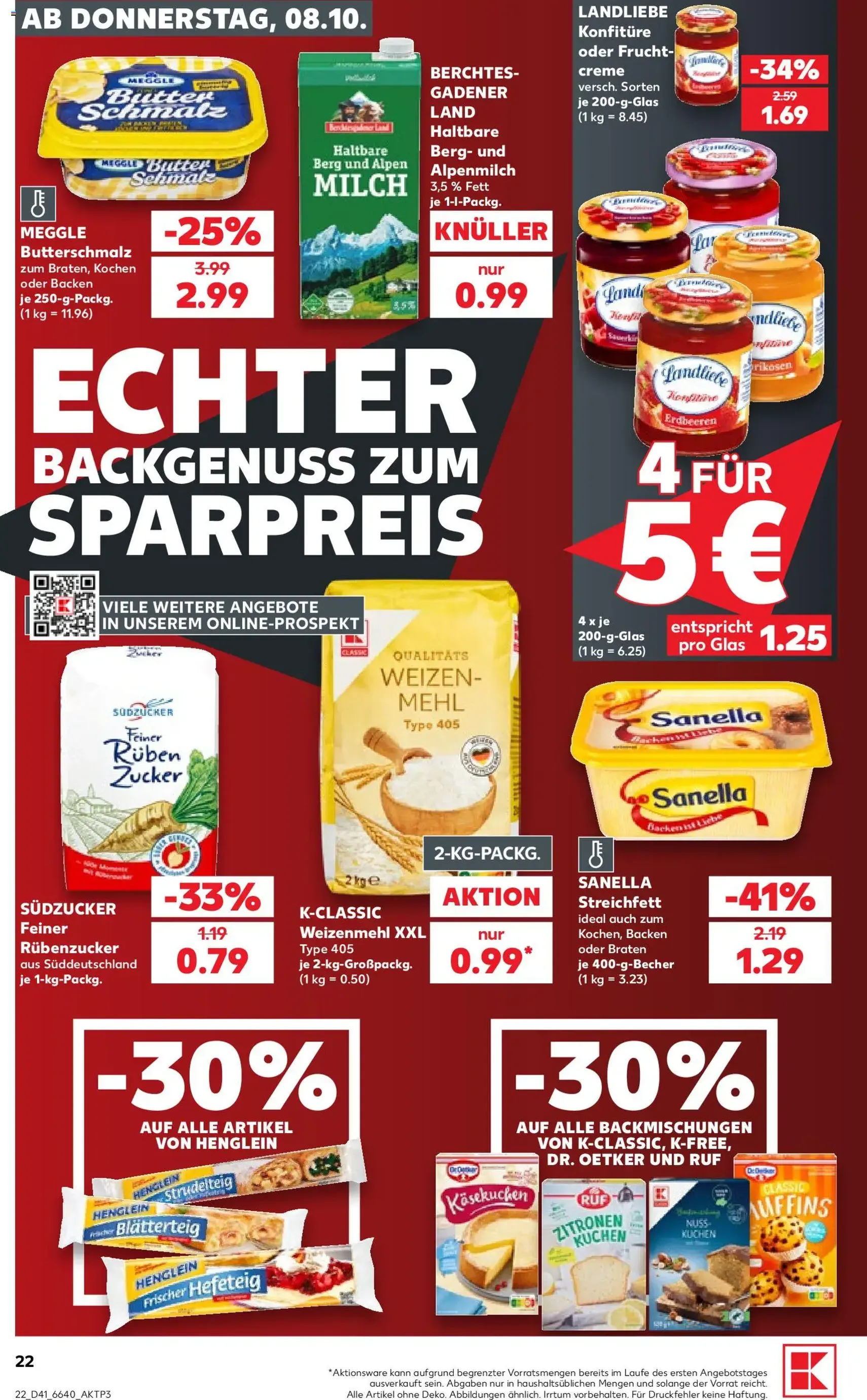 Kaufland Prospekt - Gültiger Prospekt ab 08.10.2026, Seite 22 von insgesamt 70
