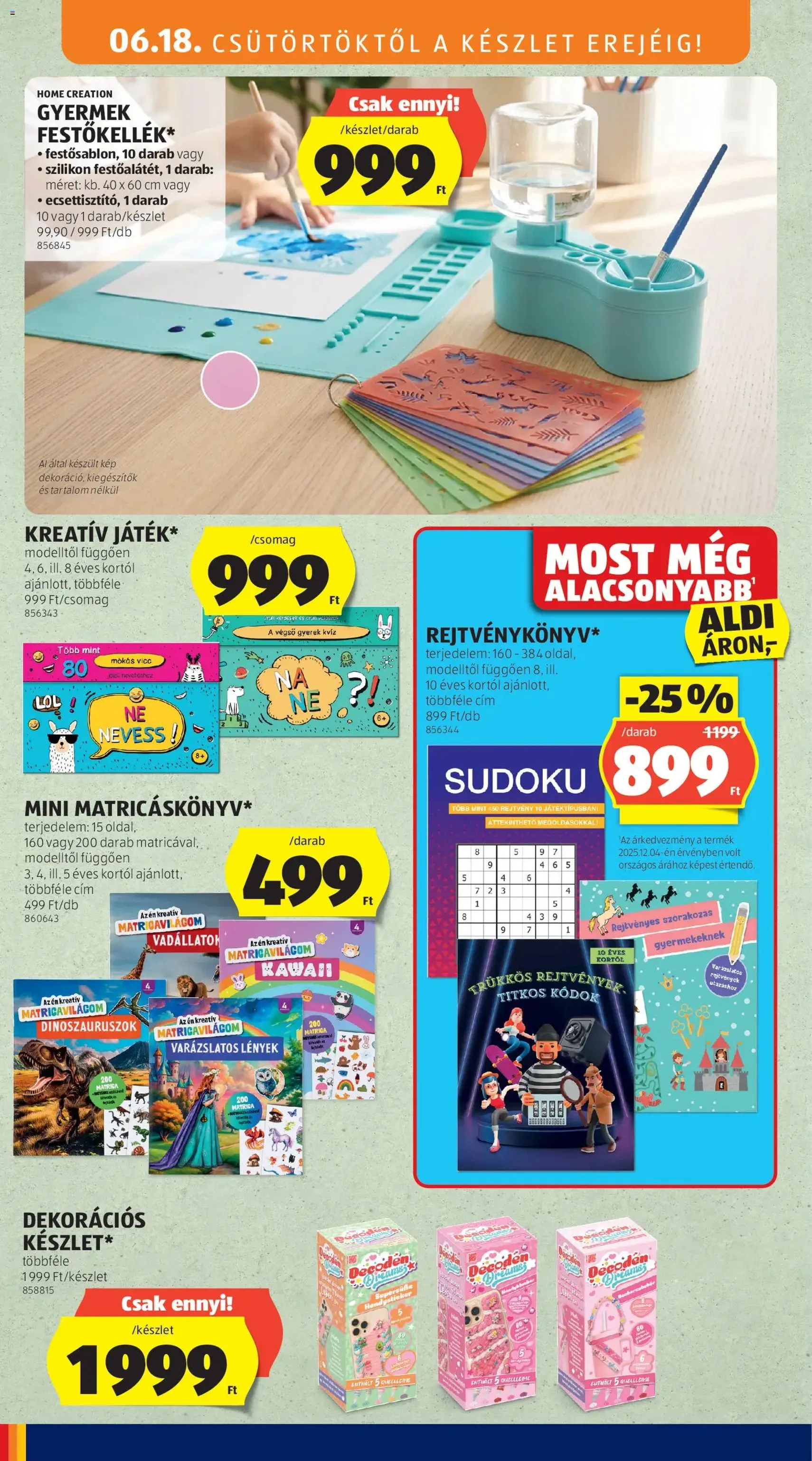 Aldi akciós újság - 2026.06.18. érvényes szórólap 24 oldal 37 oldalból
