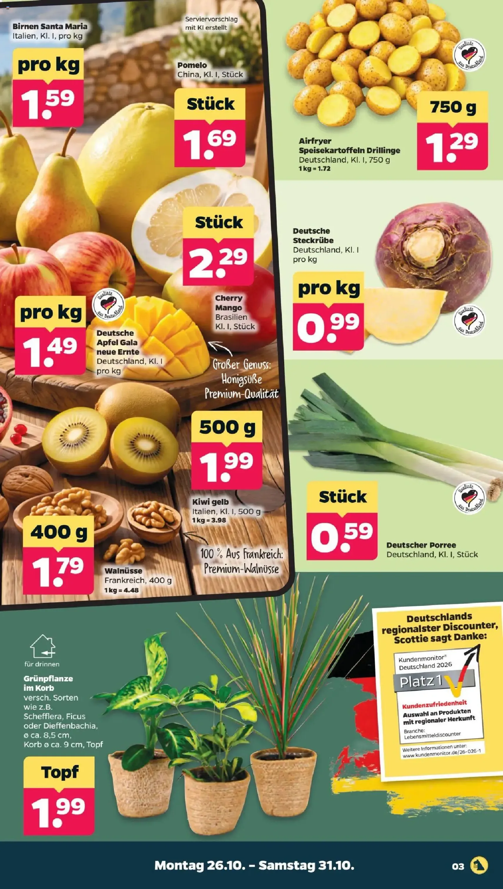 Netto Prospekt - Gültiger Prospekt ab 26.10.2026, Seite 3 von insgesamt 39