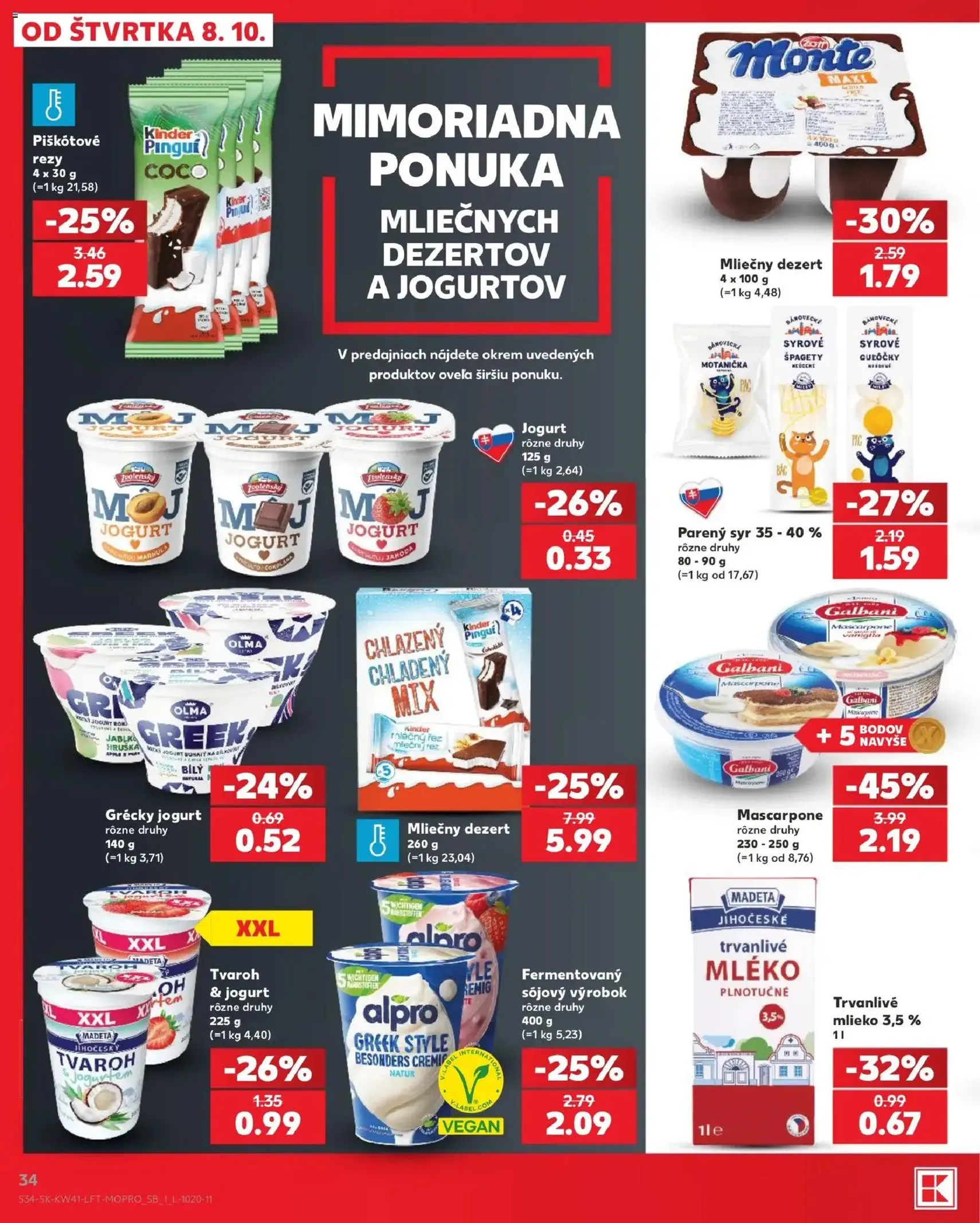Kaufland leták - platný leták od 08.10.2026 strana 34 z 86