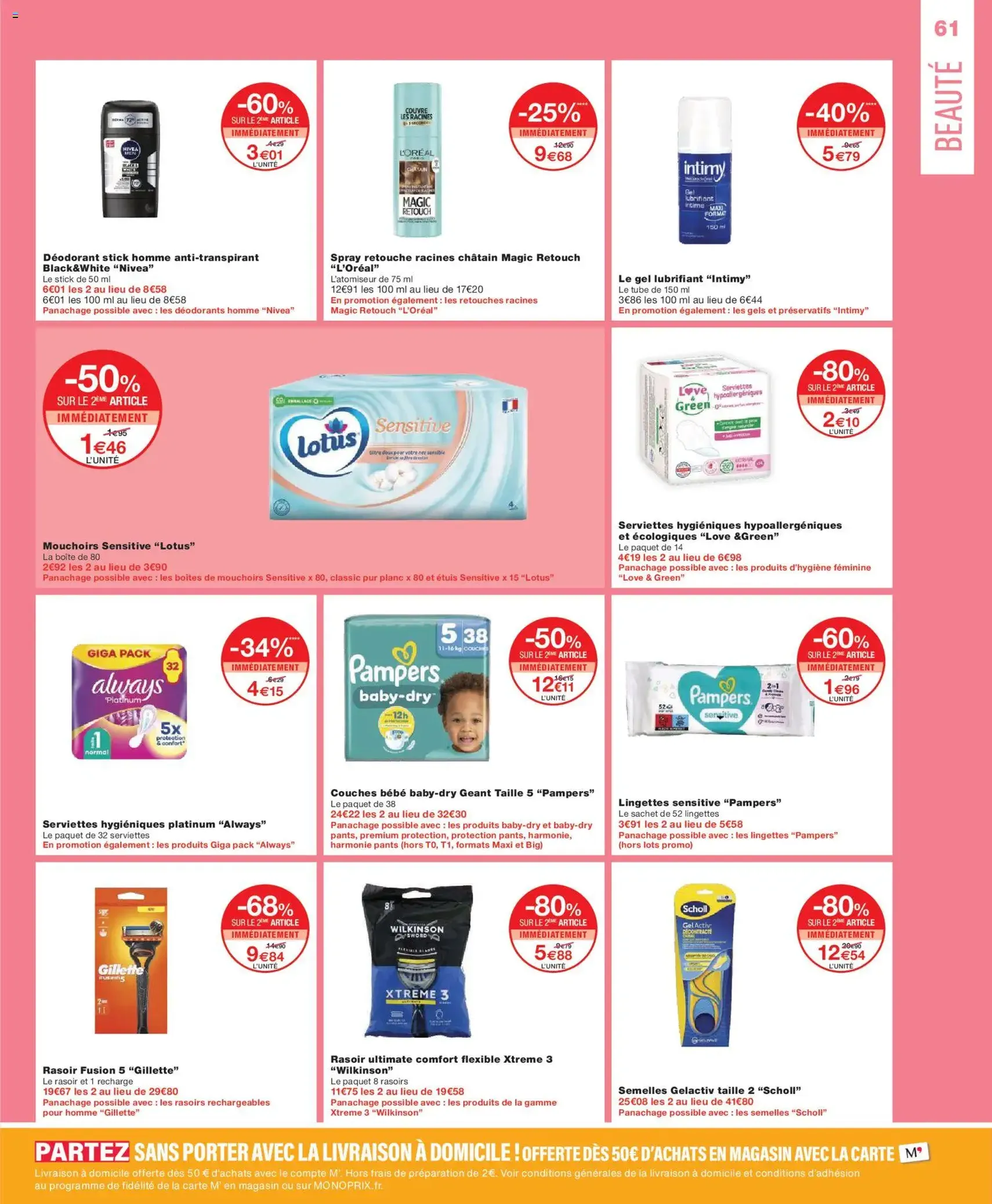 Monoprix catalogue - brochure valable à partir du 03/03/2026, page 61 sur 68