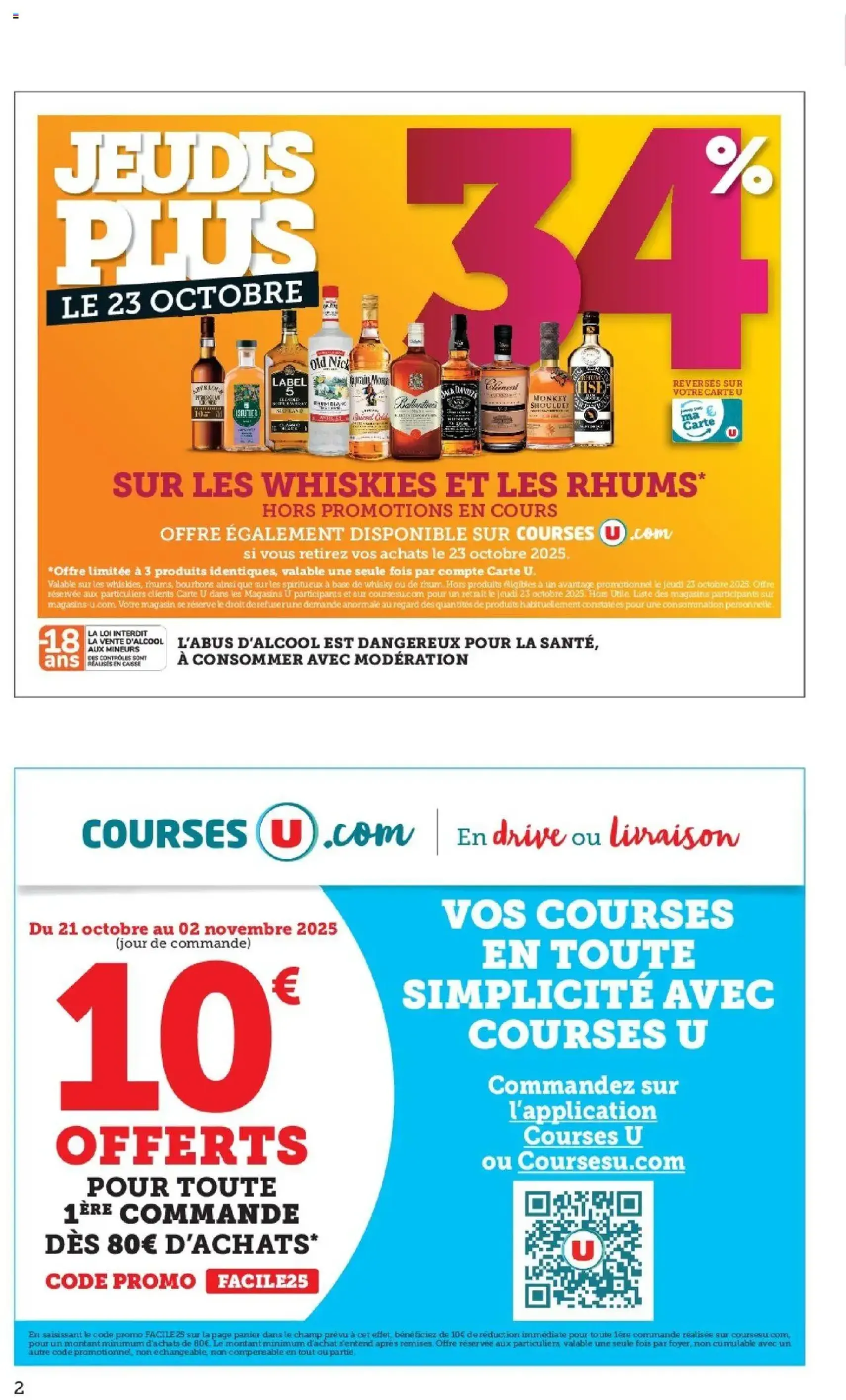 Super U catalogue - brochure valable à partir du 21/10/2025, page 2 sur 36 Super U catalogue - brochure valable à partir du 21/10/2025, page 2 sur 36