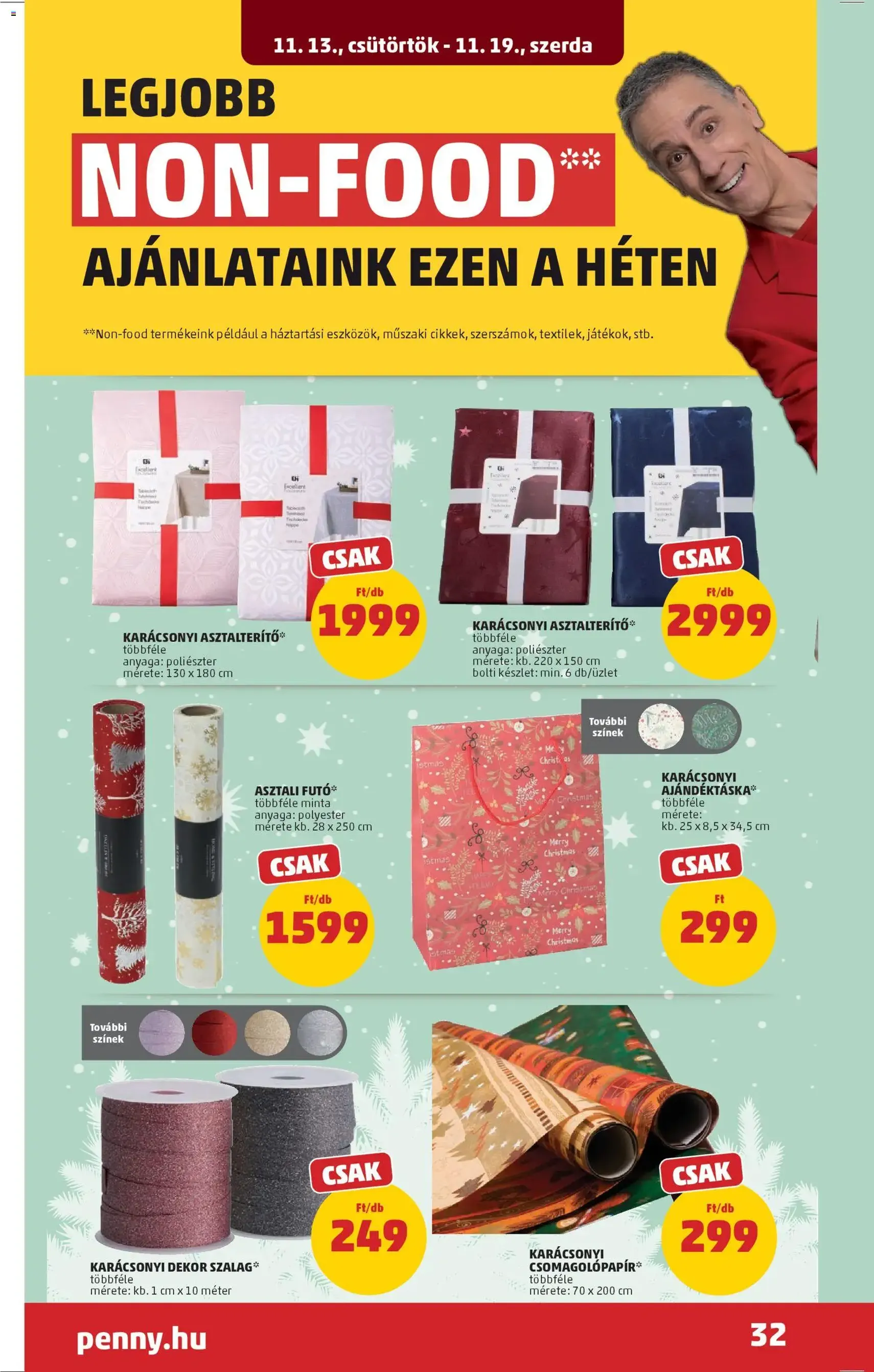 PENNY Akciós újság - 2025.11.13. érvényes szórólap 36 oldal 45 oldalból