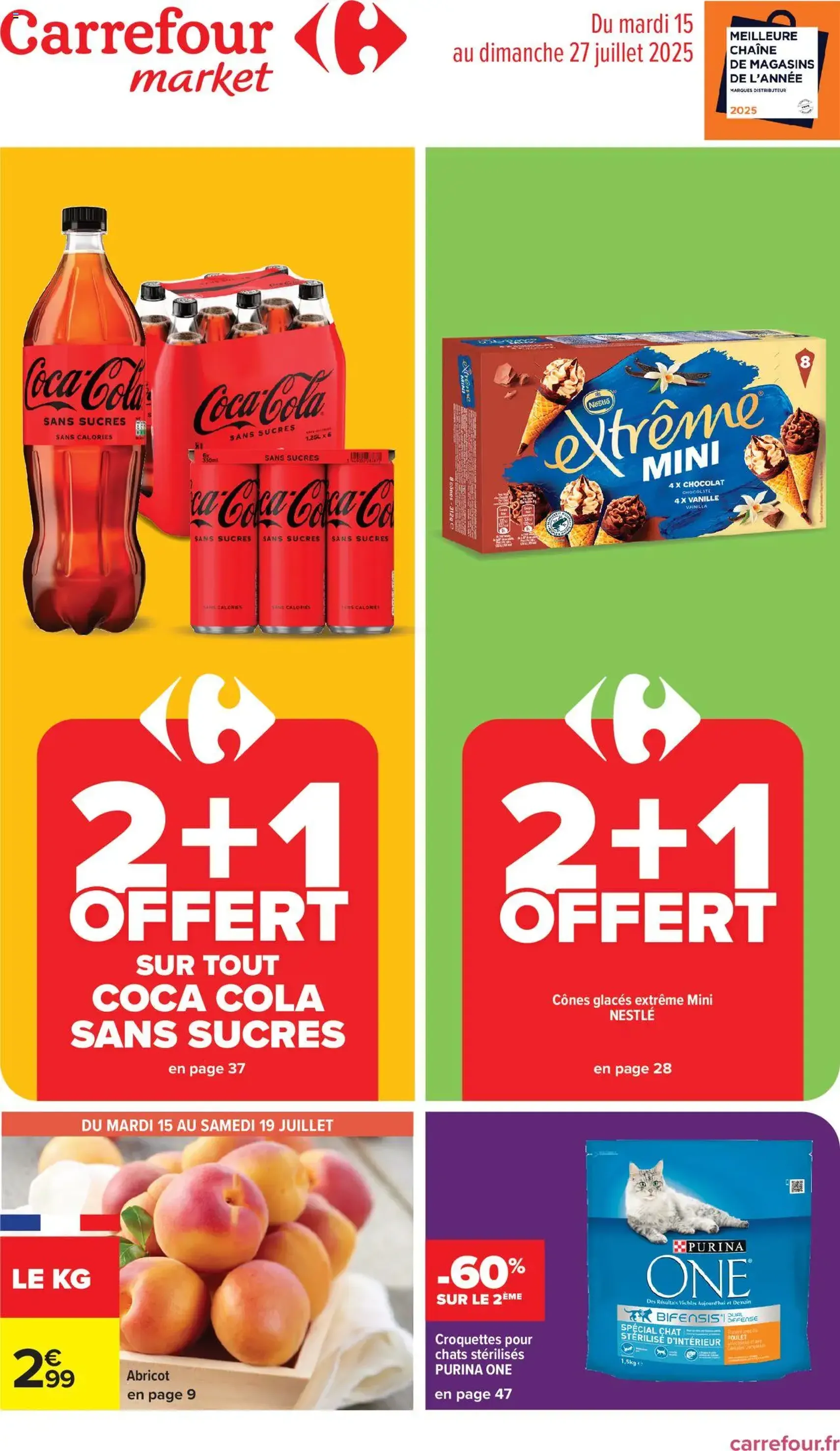 Carrefour Market catalogue semaine 29 - brochure valable à partir du 15/07/2025, page 1 sur 54 Carrefour Market catalogue semaine 29 - brochure valable à partir du 15/07/2025, page 1 sur 54