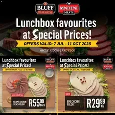 Bluff Meat Supply Lunchbox favourites at Special Prices! - Flyer preview valid from 07/07/2026
