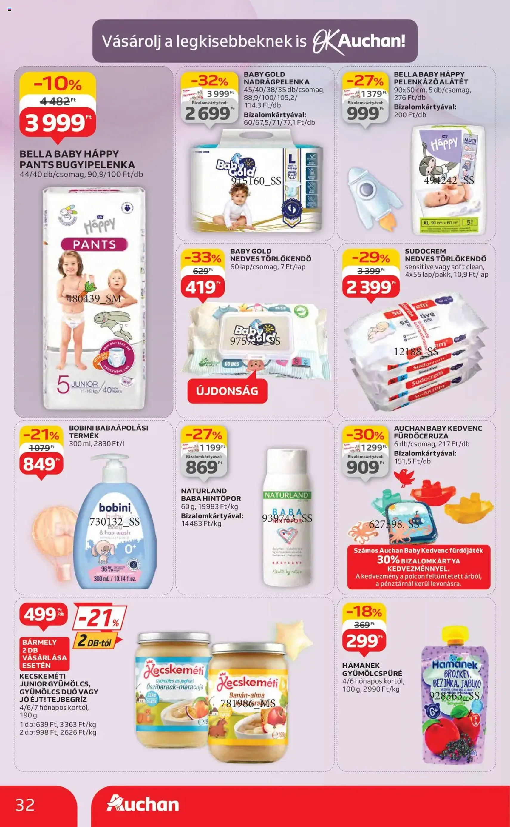 Auchan Akciós újság - 2025.07.24. érvényes szórólap 32 oldal 60 oldalból