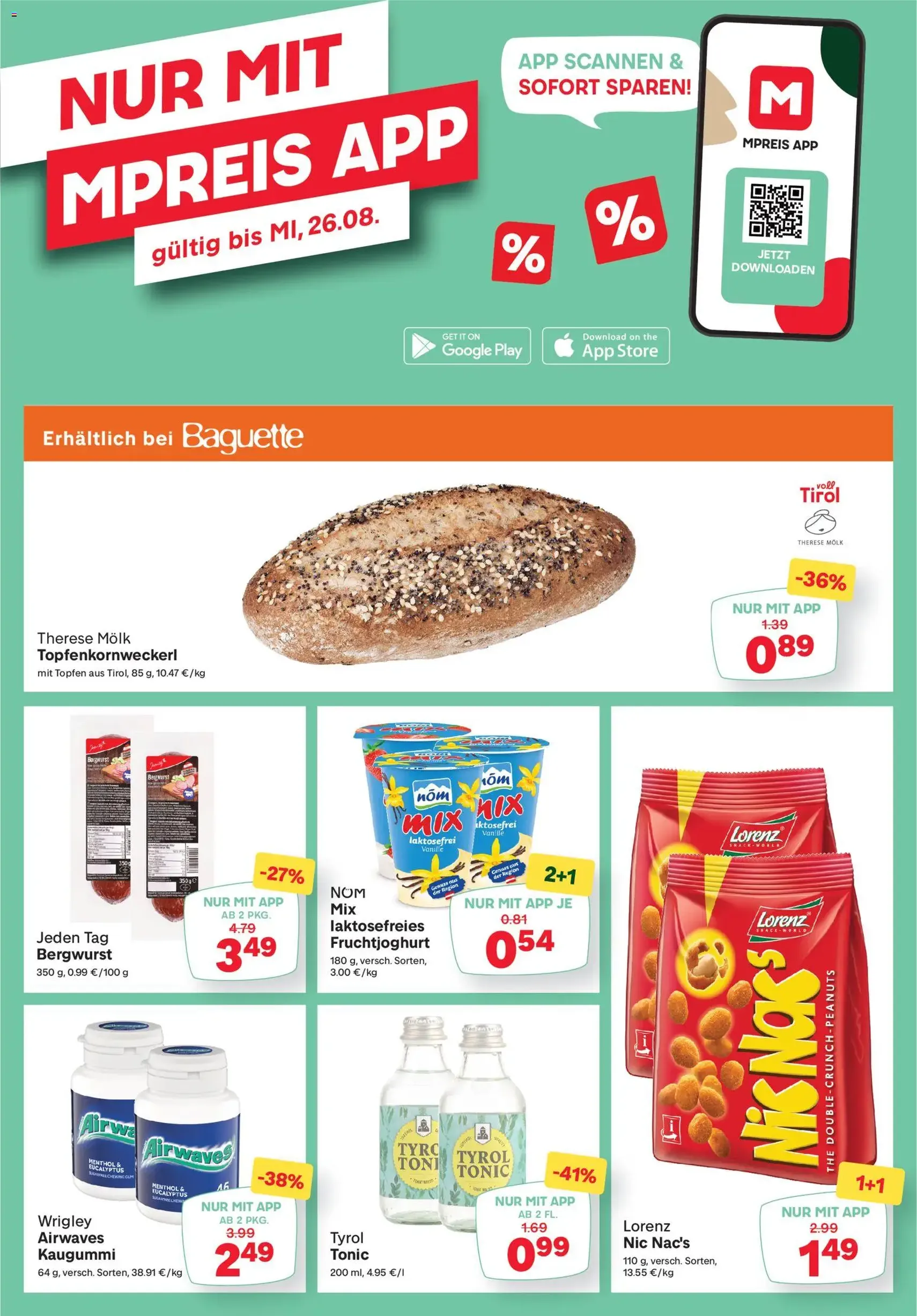 MPREIS Flugblatt - Gültiger Prospekt ab 20.08.2026, Seite 13 von insgesamt 16