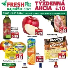 Fresh leták - náhľad letáku platný od 05.03.2026