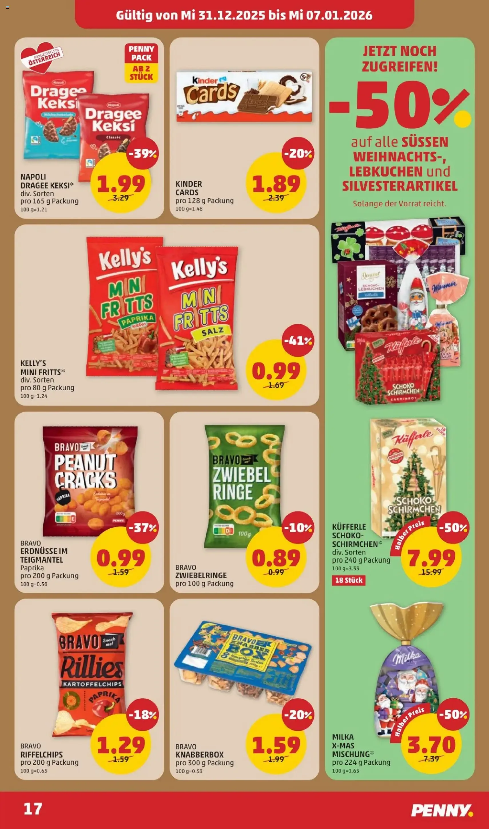 Penny Markt Flugblatt - Gültiger Prospekt ab 31.12.2025, Seite 17 von insgesamt 32