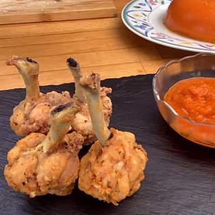 Recipe preview Crunchy and delicious homemade chicken lollipop recipe