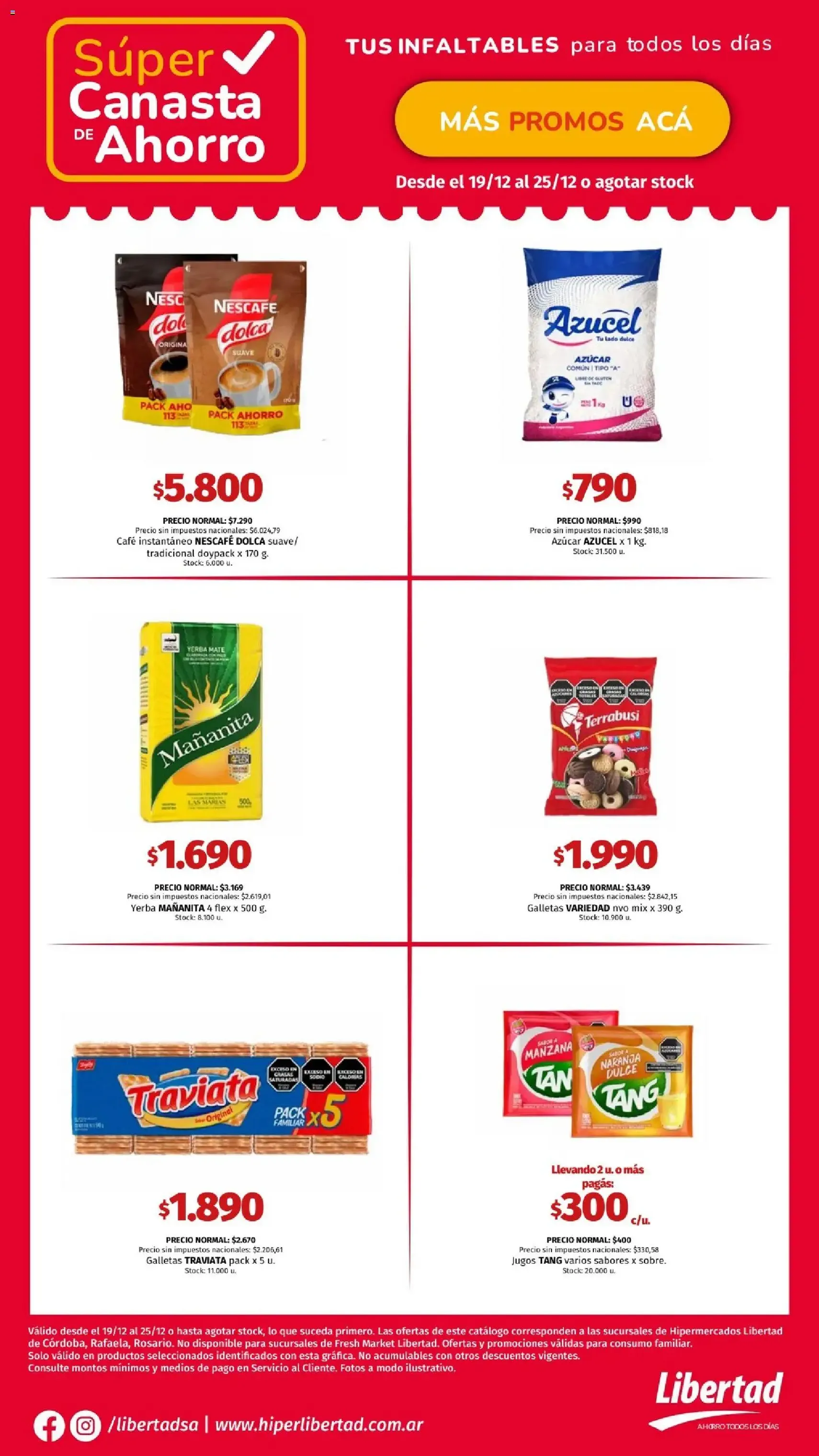Hipermercado Libertad - CANASTA SEM 51 CENTRO - folleto válido desde 19/12/2025 página 5 de 6