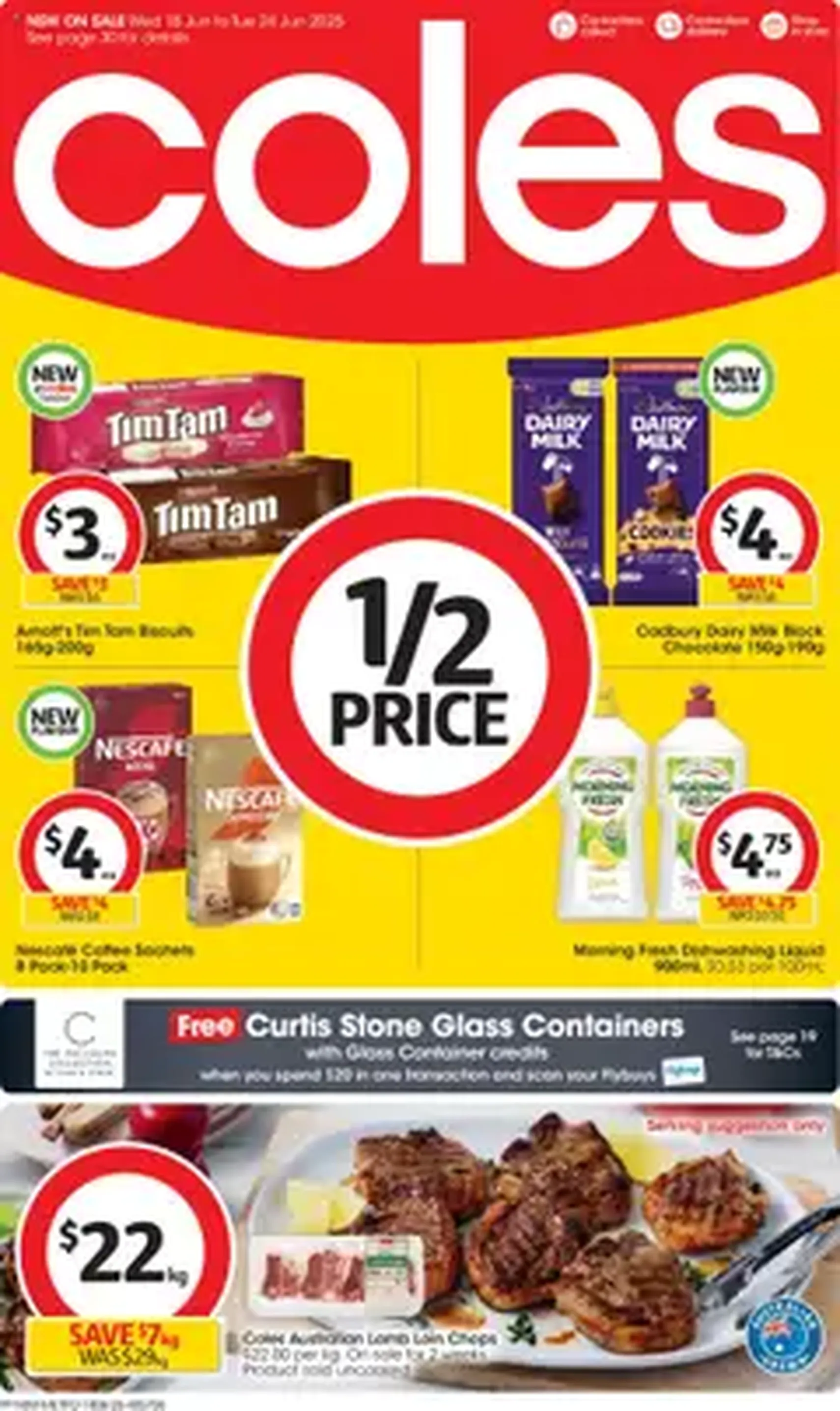 Coles Catalogue NSW - valid flyer from 18/06/2025, page 1 of 1
