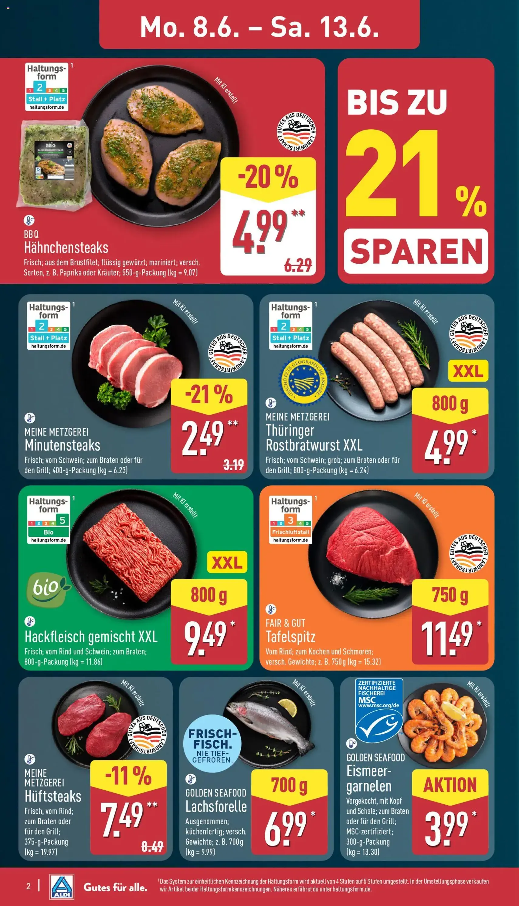 Aldi Prospekt - Gültiger Prospekt ab 08.06.2026, Seite 6 von insgesamt 39