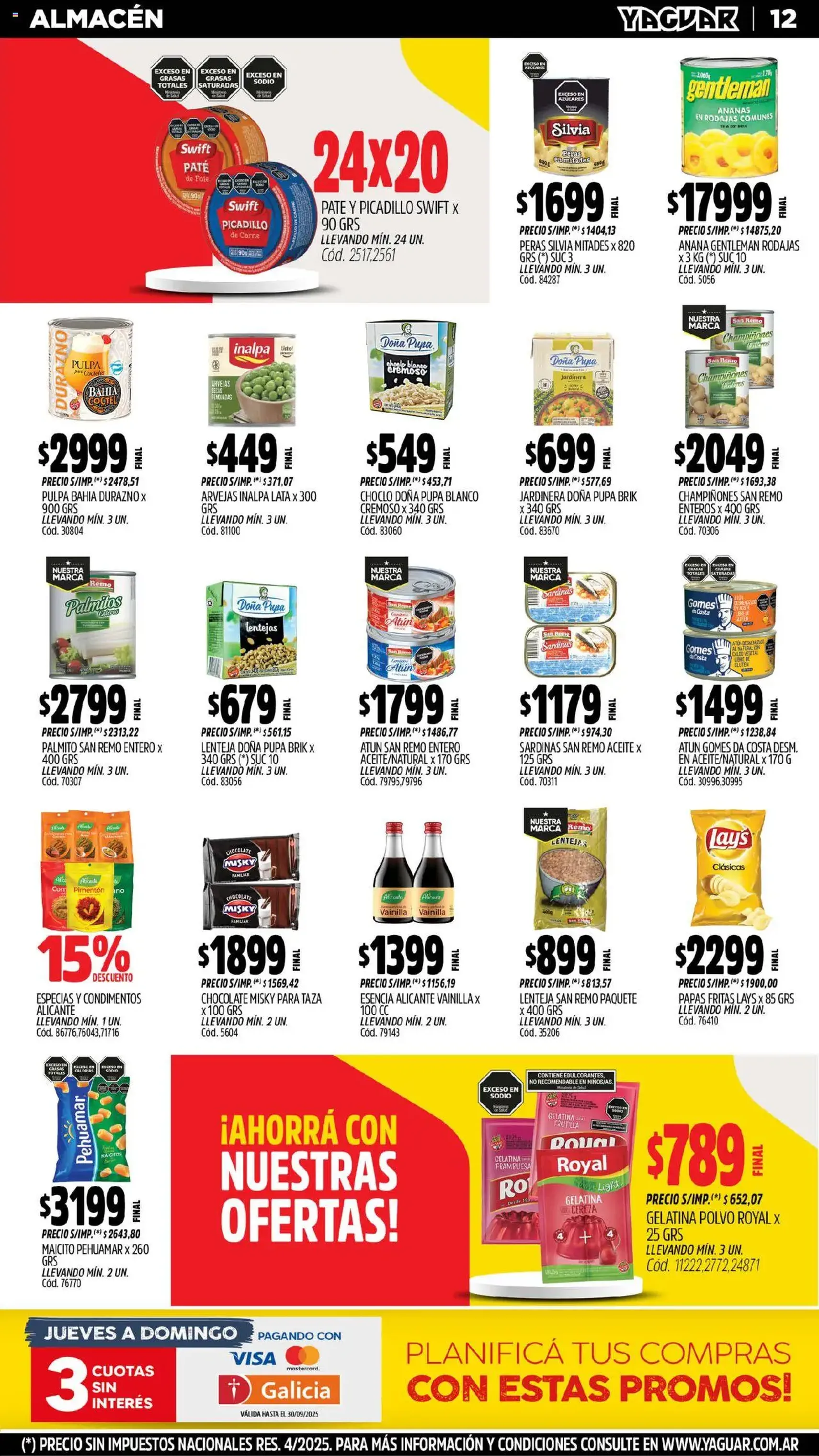 Yaguar catálogo - folleto válido desde 29/09/2025 página 12 de 34