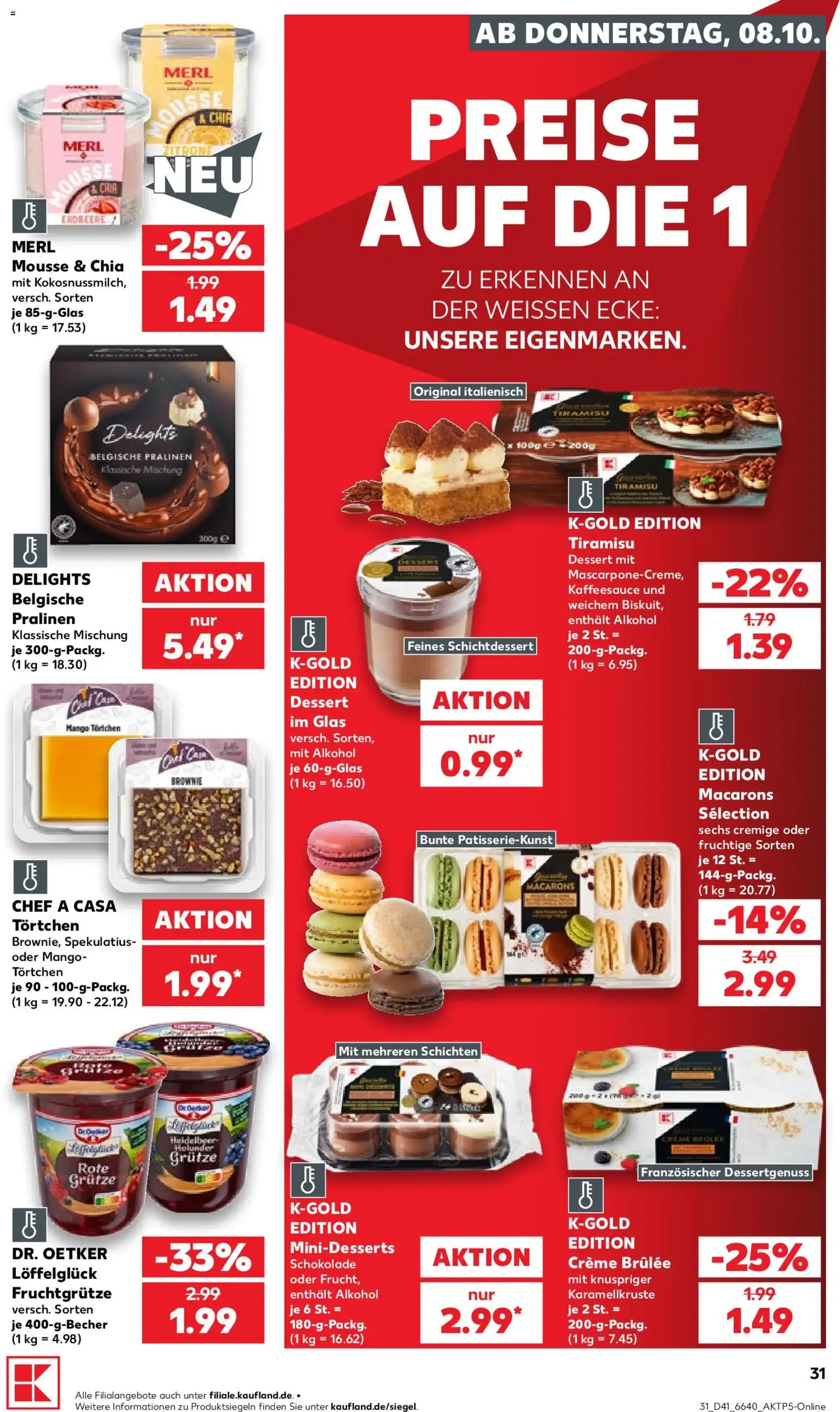 Kaufland Prospekt - Gültiger Prospekt ab 08.10.2026, Seite 31 von insgesamt 70