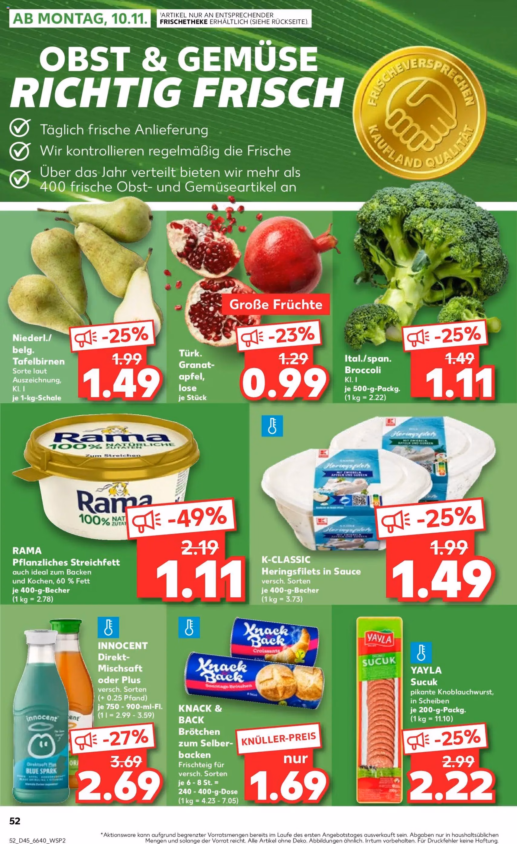 Kaufland Prospekt - Gültiger Prospekt ab 06.11.2025, Seite 52 von insgesamt 64