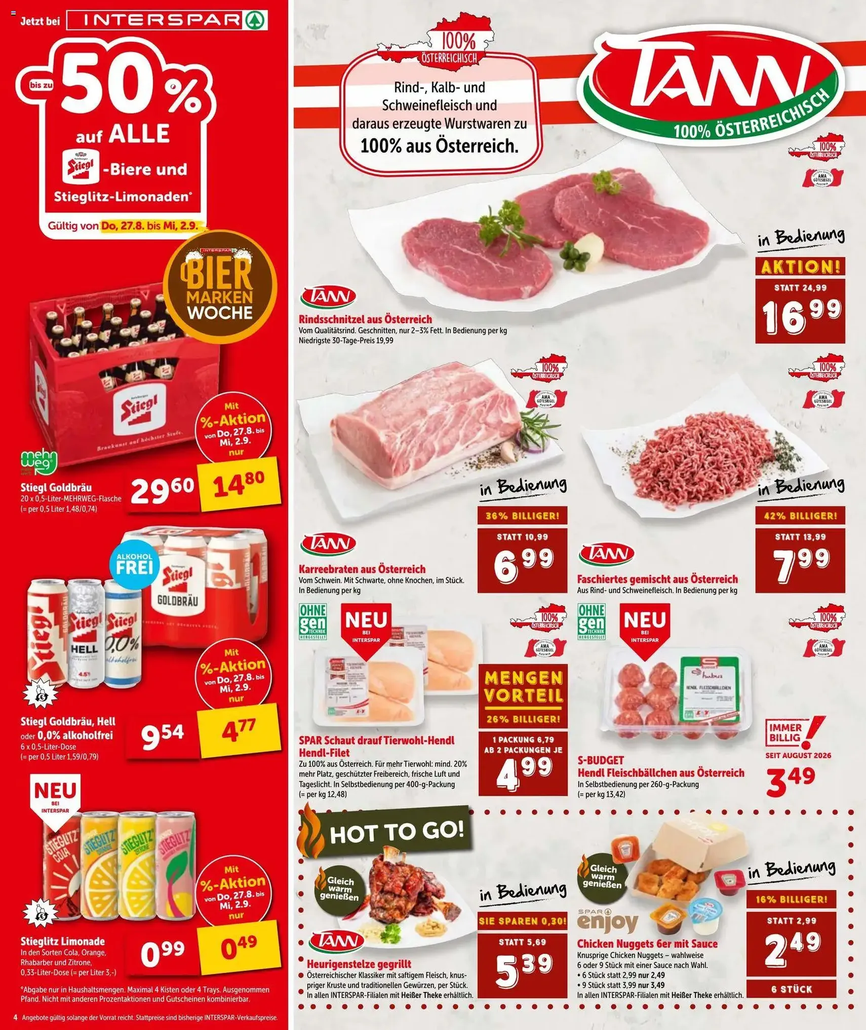 Interspar - Flugblatt - Gültiger Prospekt ab 27.08.2026, Seite 4 von insgesamt 20