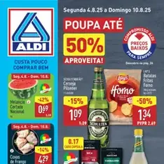 Aldi folheto - pré-visualização do folheto, válido a partir de 04/08/2025