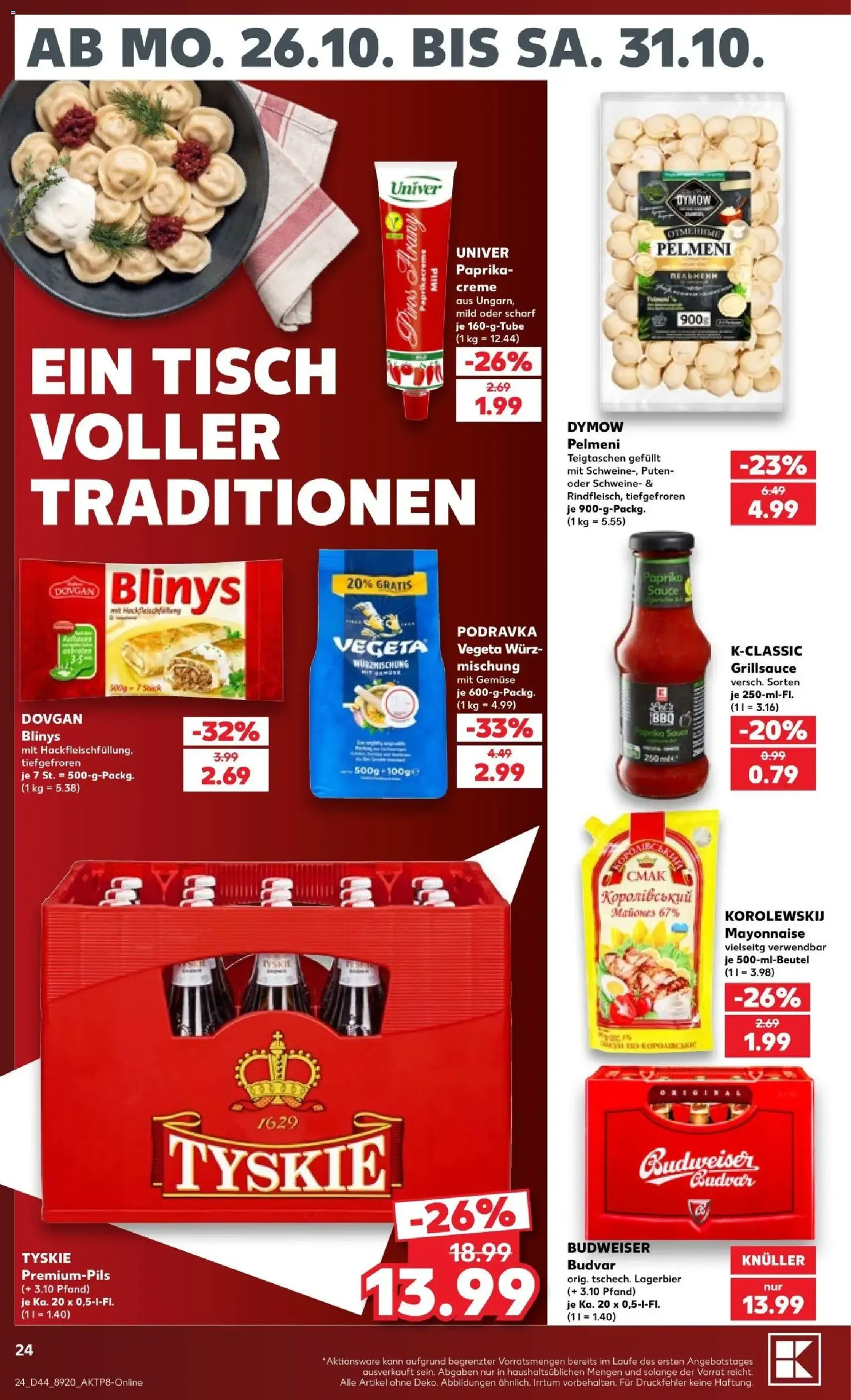 Kaufland Prospekt - Gültiger Prospekt ab 26.10.2026, Seite 24 von insgesamt 76