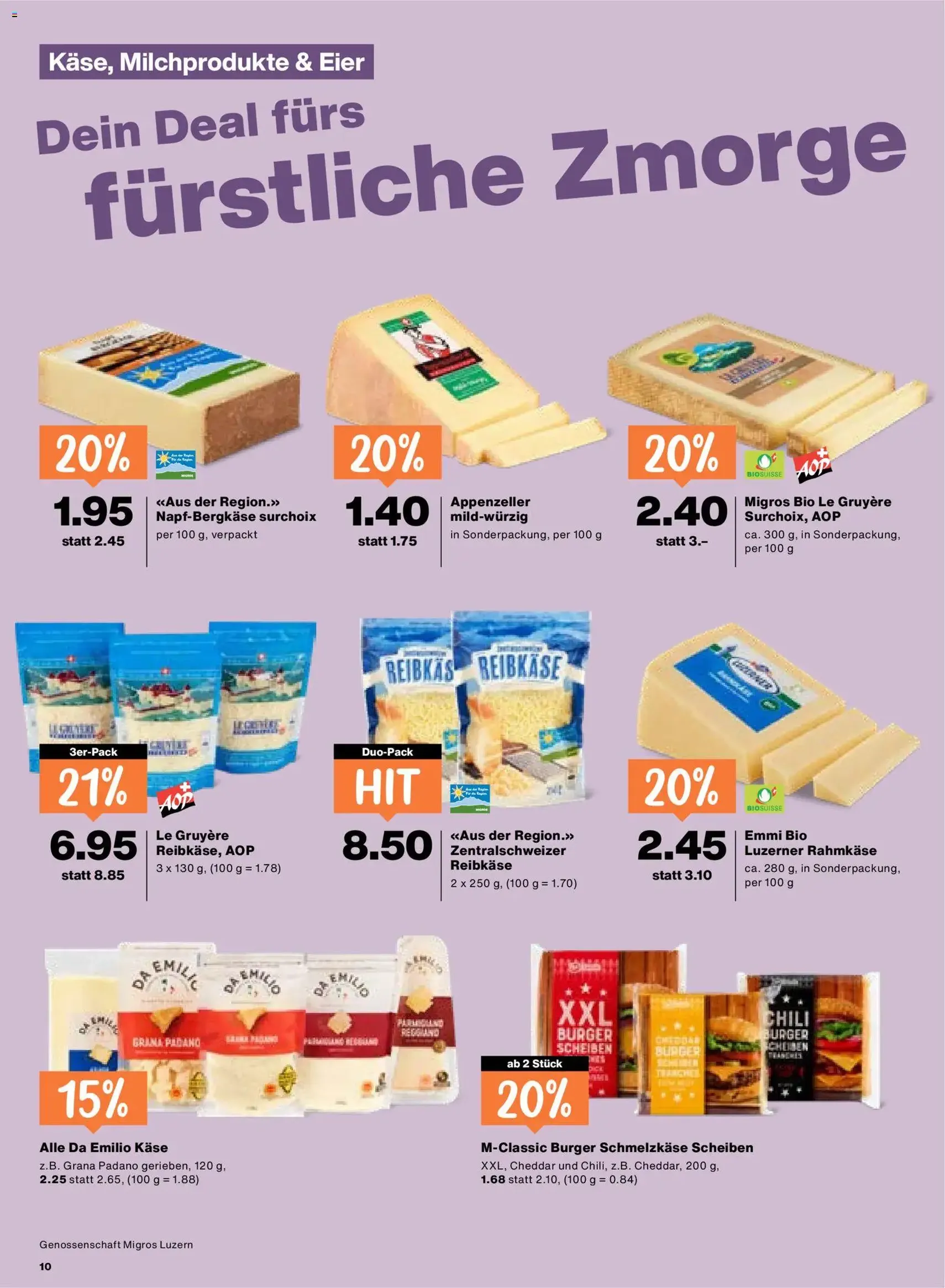 Migros aktionen - Gültiger Prospekt ab 06.08.2026, Seite 10 von insgesamt 24