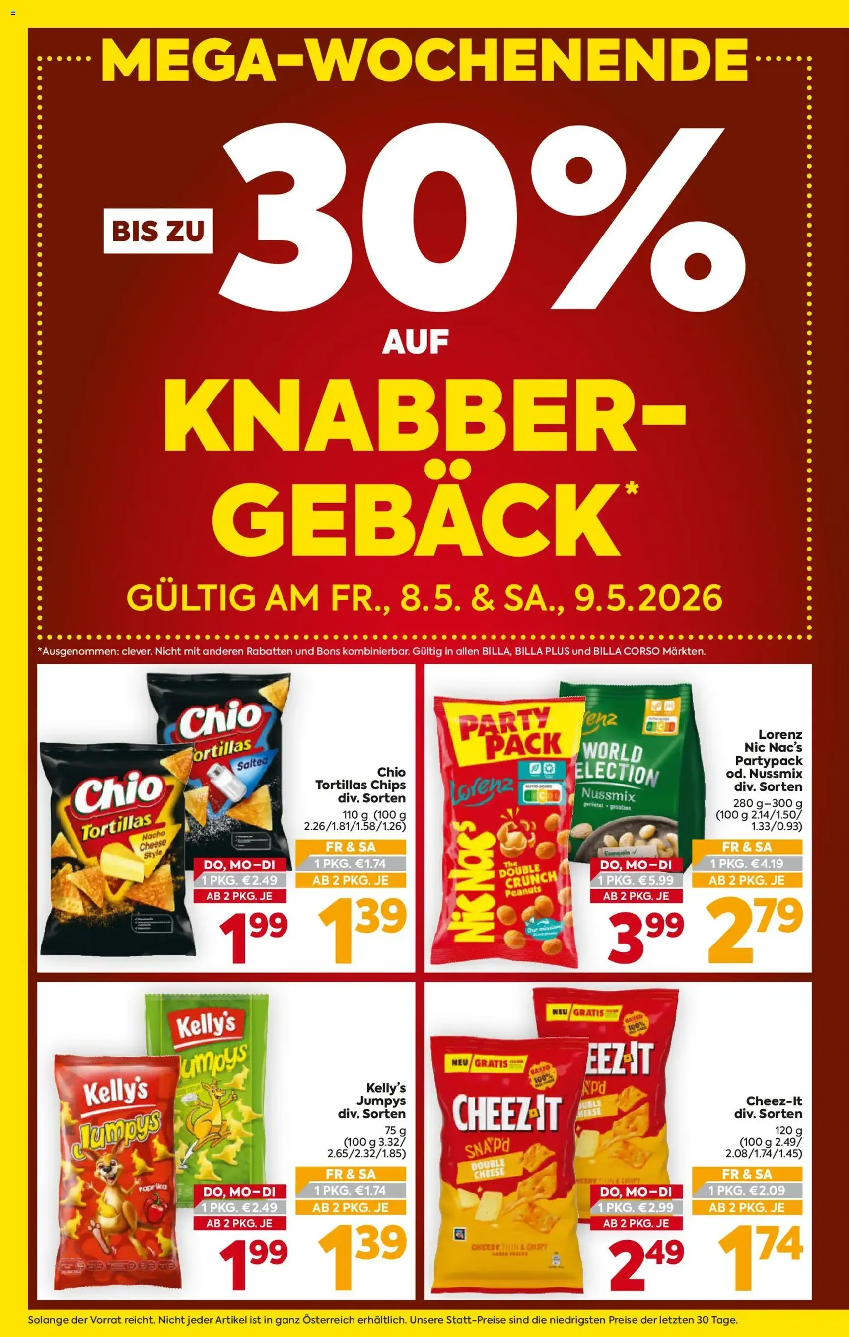 Billa - Flugblatt - Gültiger Prospekt ab 07.05.2026, Seite 2 von insgesamt 20