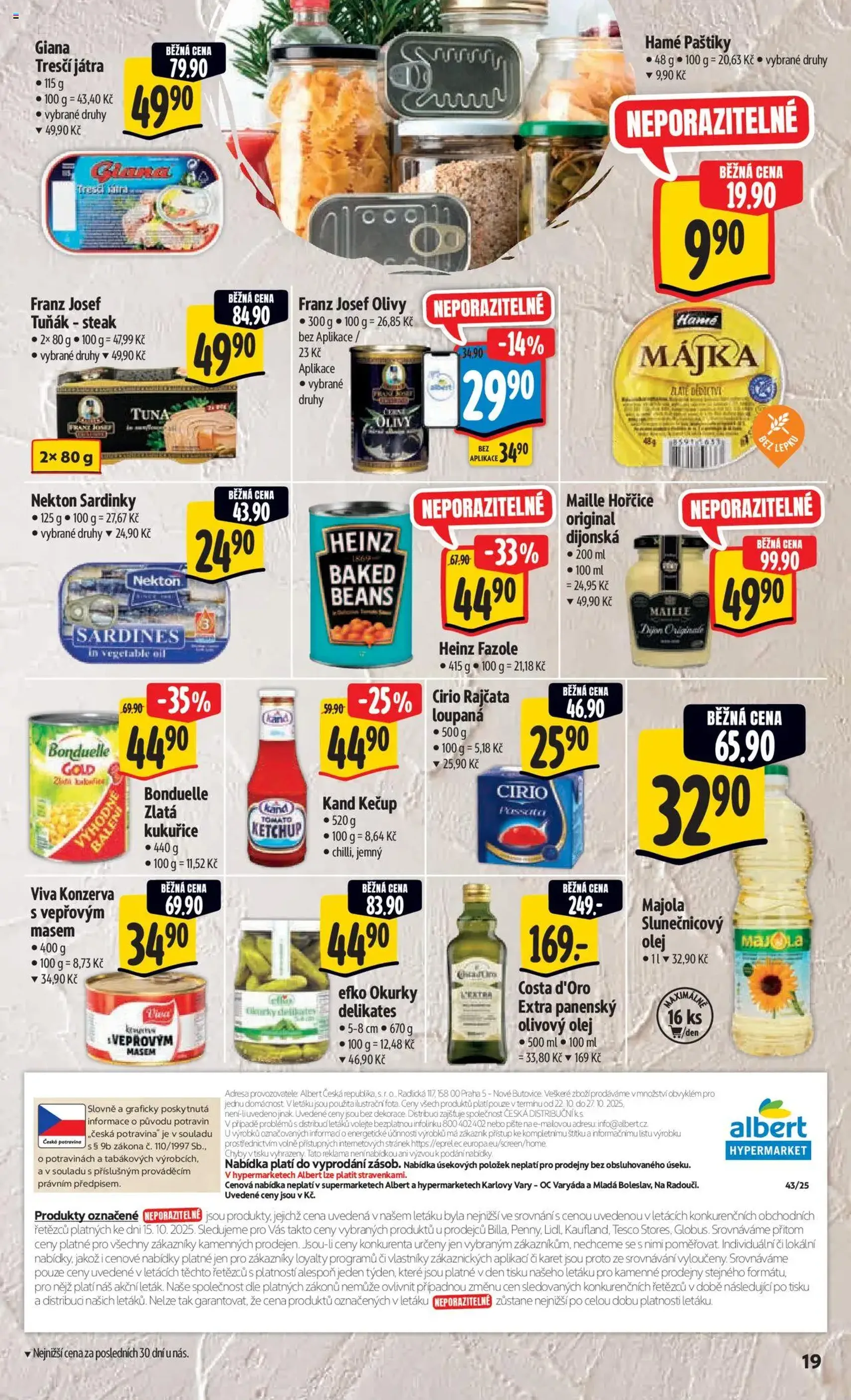 Albert leták - Hypermarket - platný leták od 22.10.2025 strana 28 z 55 Albert leták - Hypermarket - platný leták od 22.10.2025 strana 28 z 55