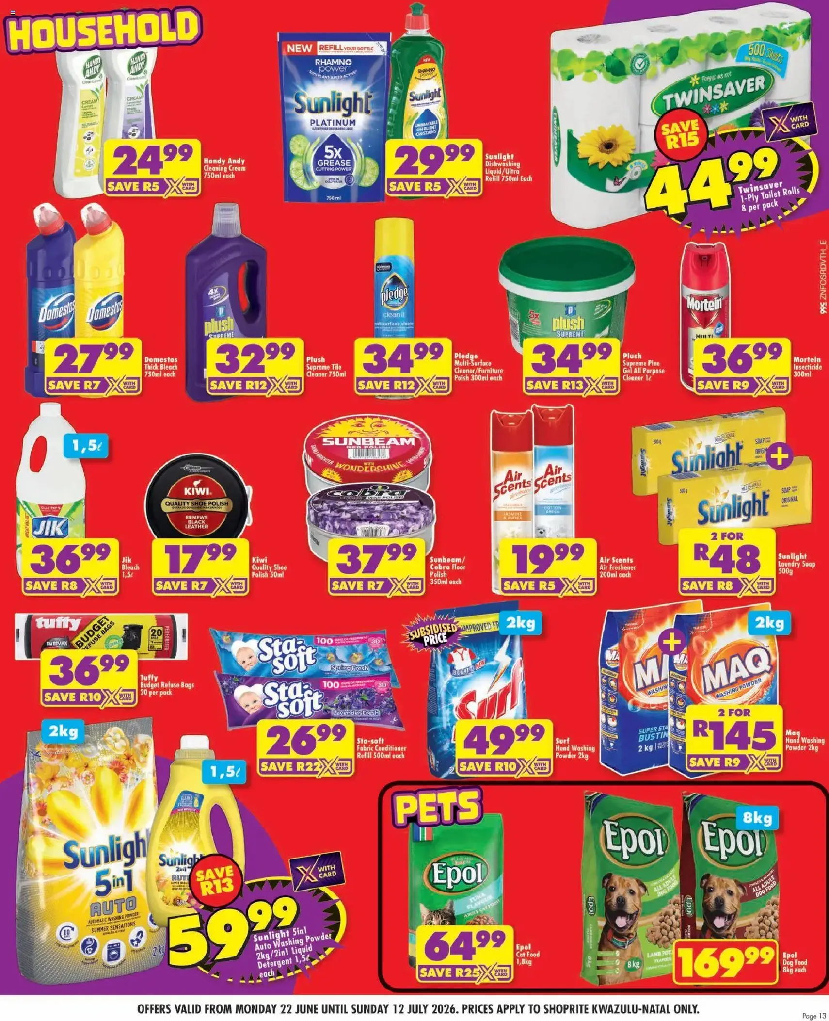 Shoprite Specials - valid flyer from 22/06/2026, page 13 of 16