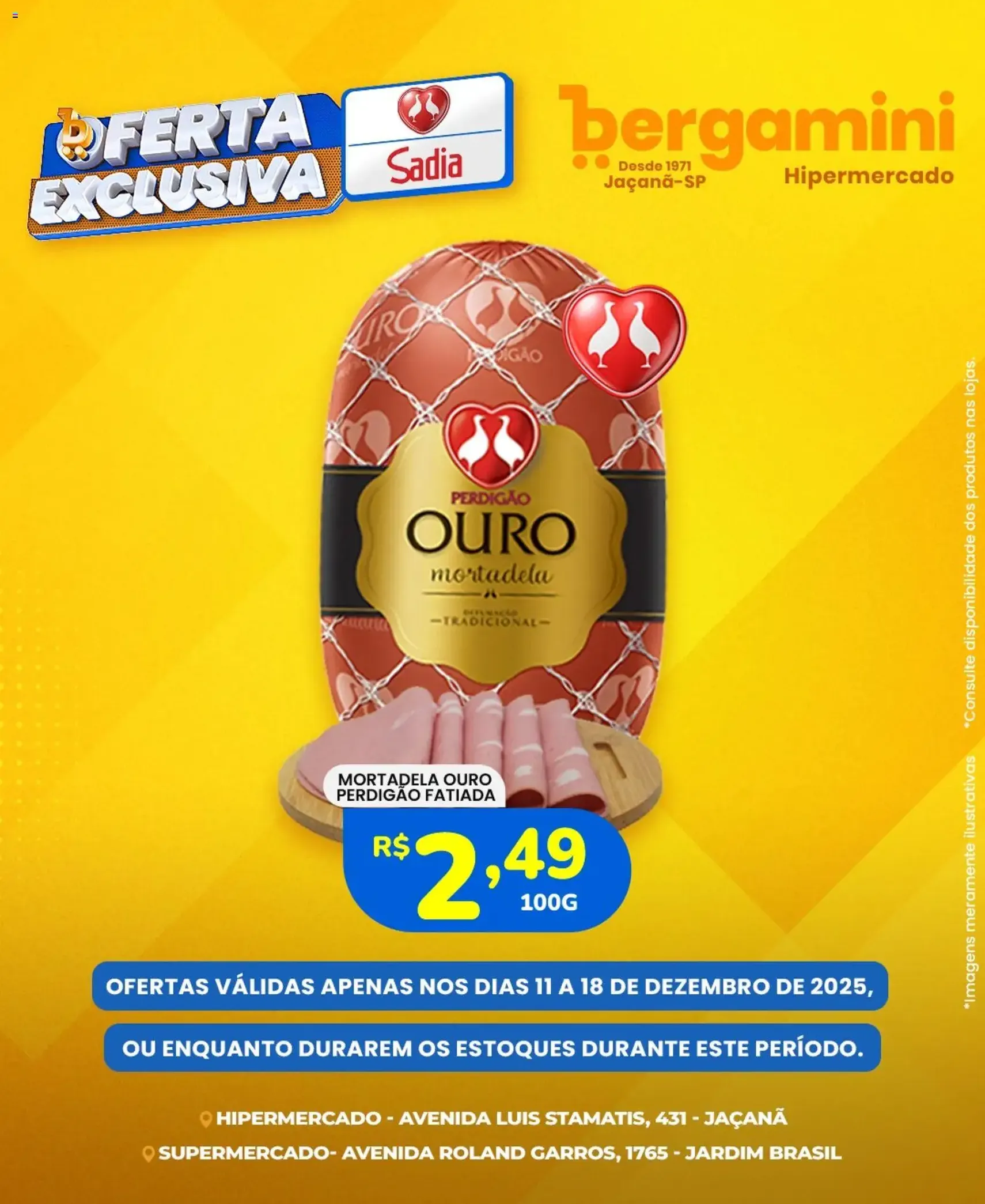 Supermercado Bergamini - Ofertas Sadia e Perdigão - folheto válido a partir de 11/12/2025 página 3 de 7