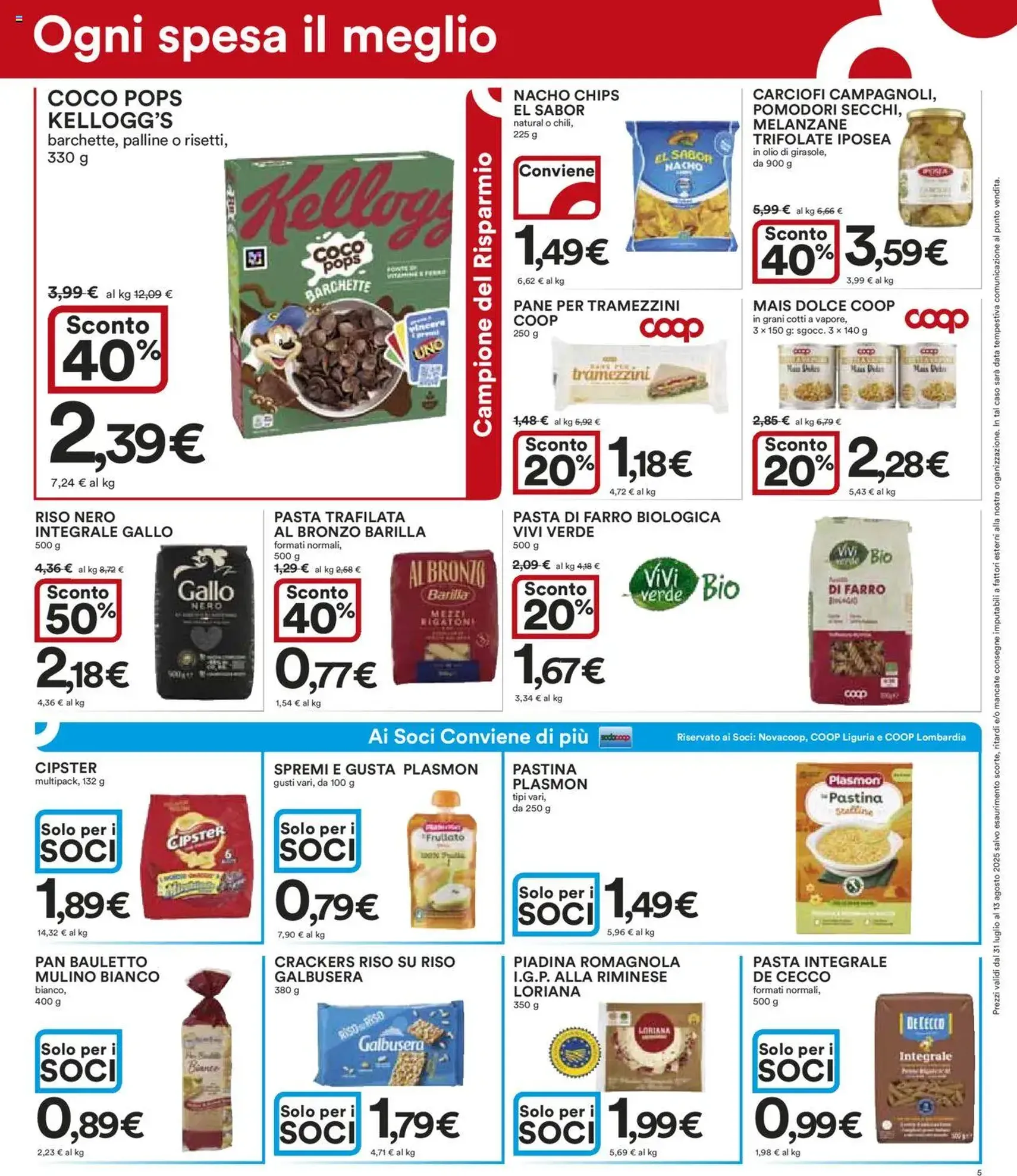 Volantino Ipercoop - volantino valido dal 31/07/2025 pagina 5 di 34