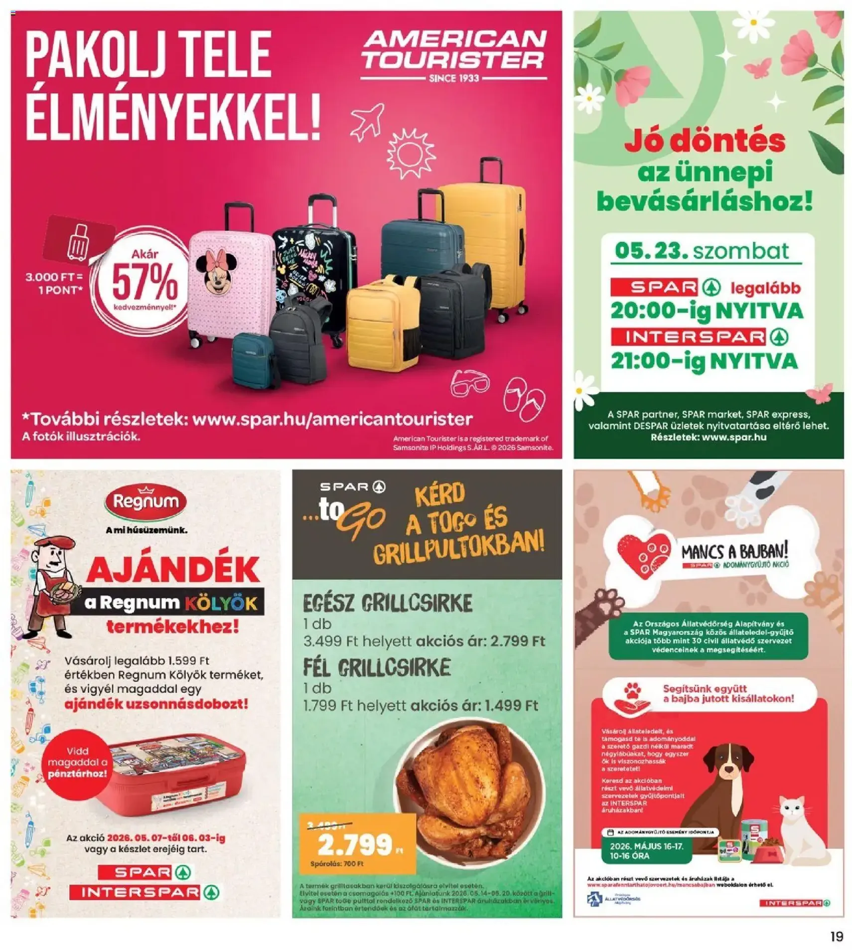 Interspar akciós újság - 2026.05.14. érvényes szórólap 19 oldal 19 oldalból