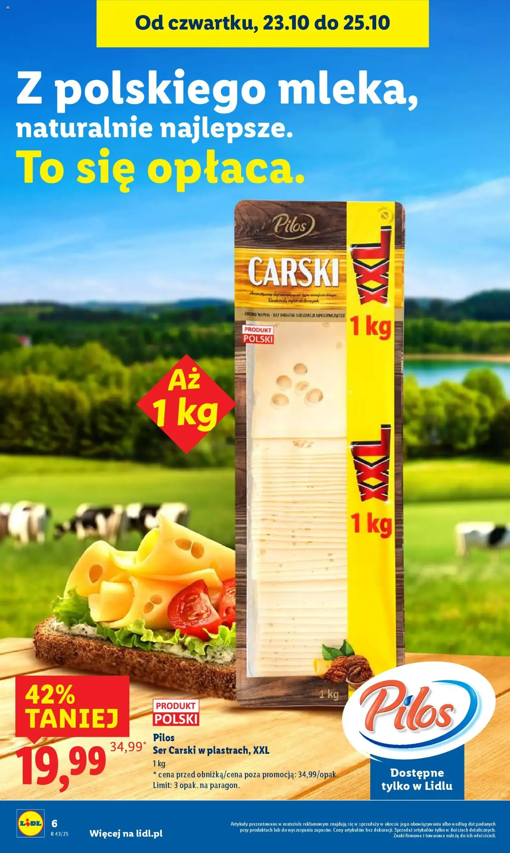 Lidl Gazetka - ważny gazetka od 23.10.2025 strona 6 z 68 Lidl Gazetka - ważny gazetka od 23.10.2025 strona 6 z 68
