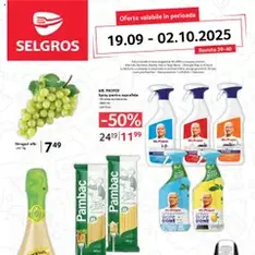 Catalog Selgros - Food - previzualizare cataloage valabilă începând cu 19.09.2025