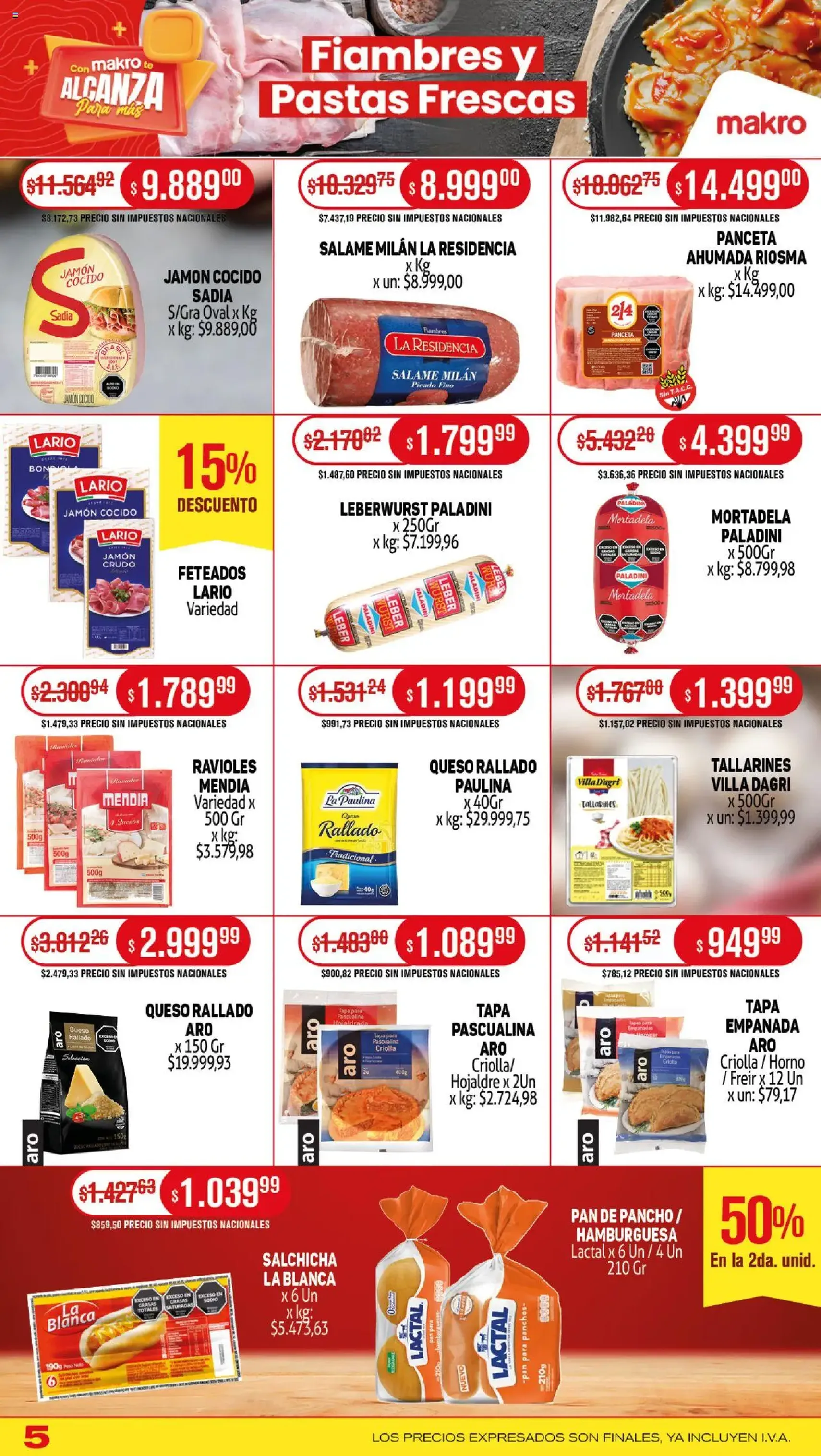 Makro ofertas - folleto válido desde 21/08/2025 página 5 de 20 Makro ofertas - folleto válido desde 21/08/2025 página 5 de 20