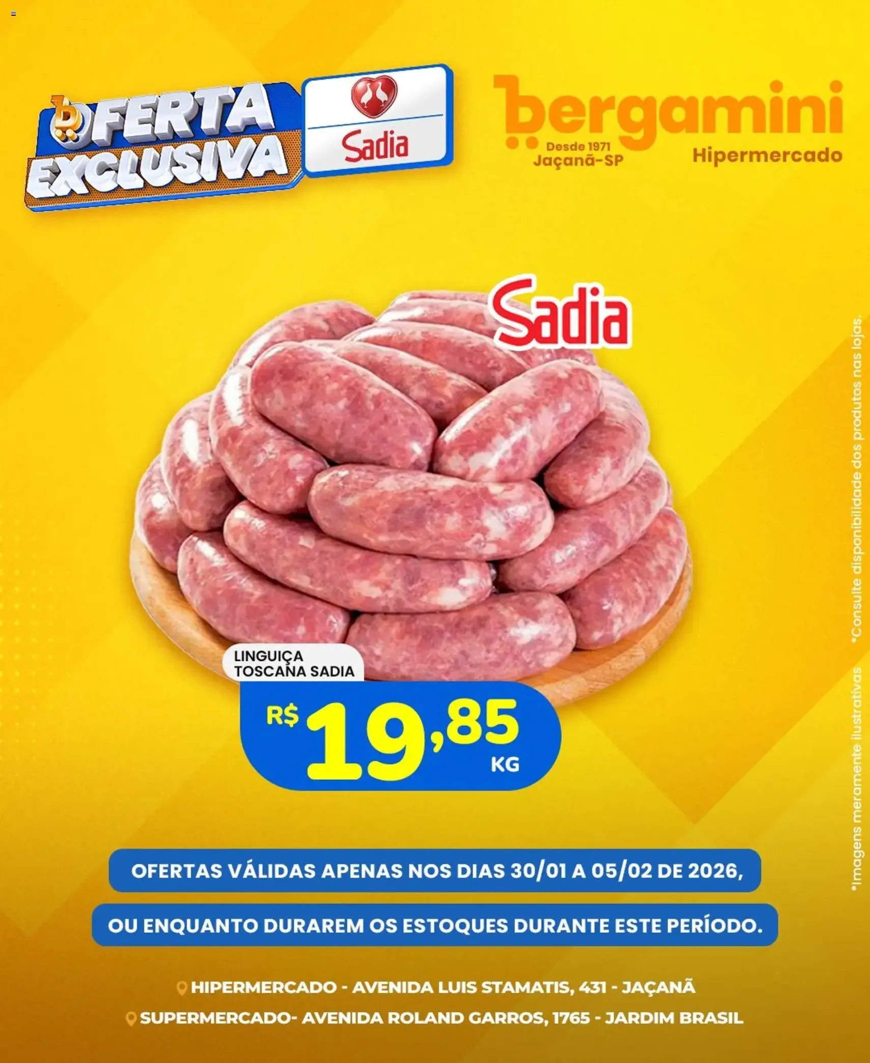 Supermercado Bergamini - Ofertas Sadia e Perdigão - folheto válido a partir de 30/01/2026 página 2 de 7
