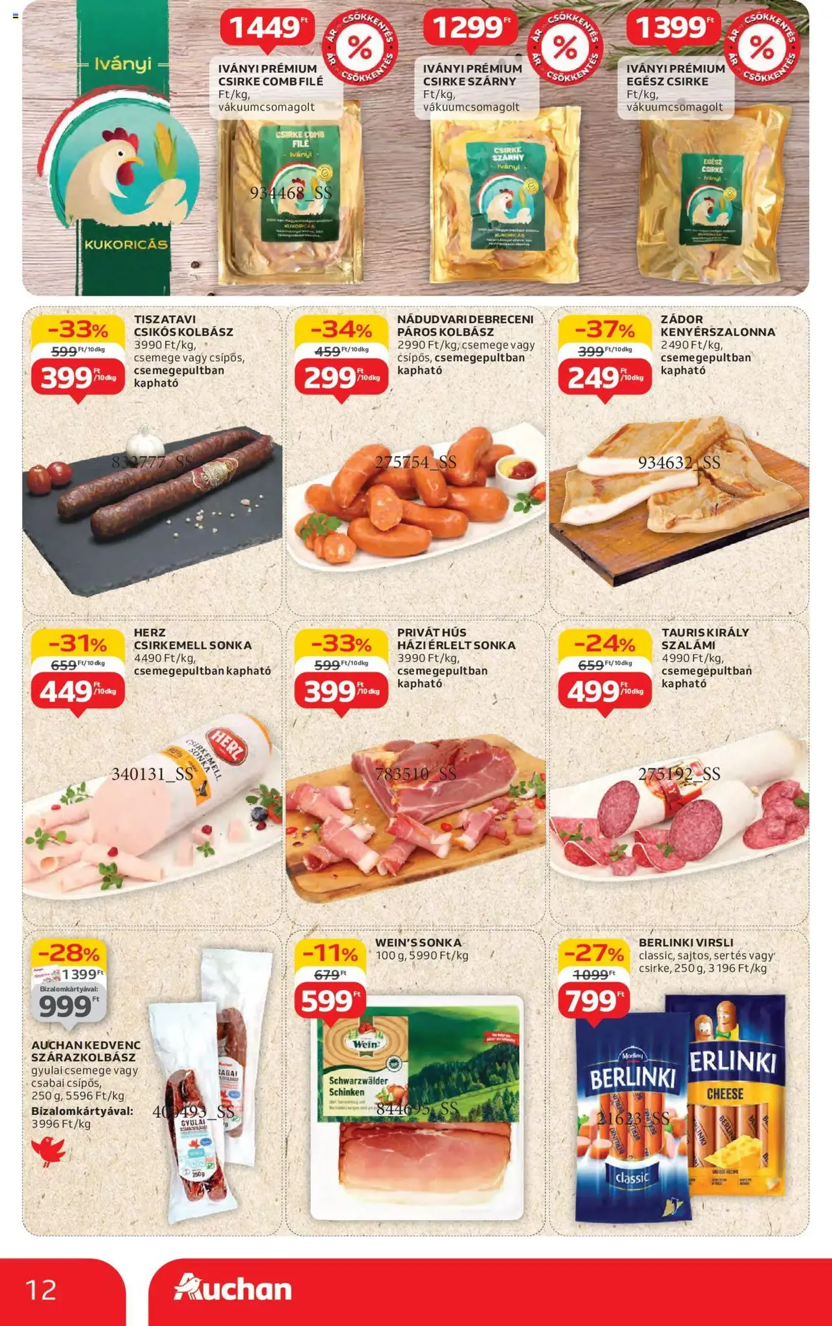Auchan Akciós újság - 2025.07.17. érvényes szórólap 12 oldal 44 oldalból Auchan Akciós újság - 2025.07.17. érvényes szórólap 12 oldal 44 oldalból
