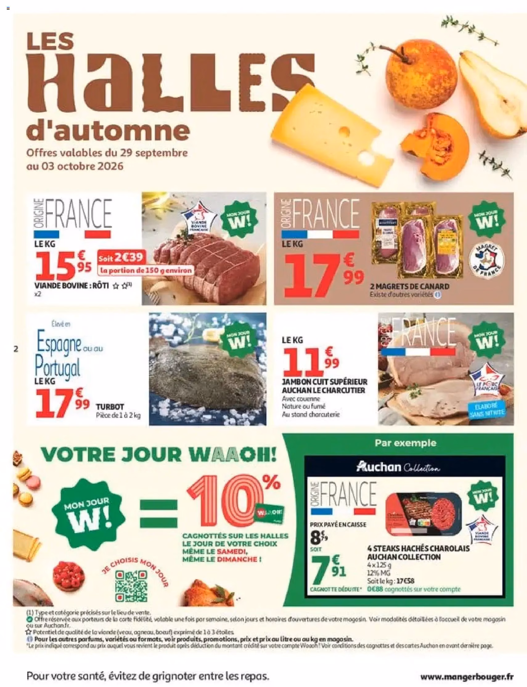 Auchan catalogue - brochure valable à partir du 29/09/2026, page 4 sur 60